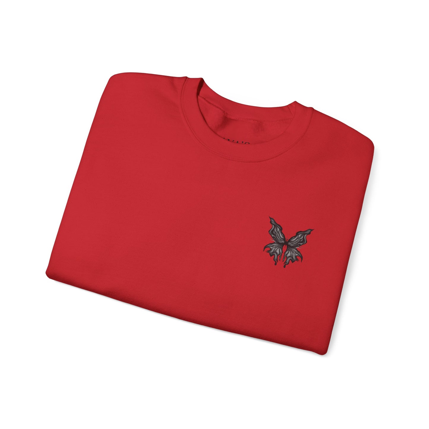 Chic Butterfly Graphic Sweatshirt | Unisex Casual Crewneck | Fall Fashion | Gift for Him or Her | Cozy Layer for Any Occasion