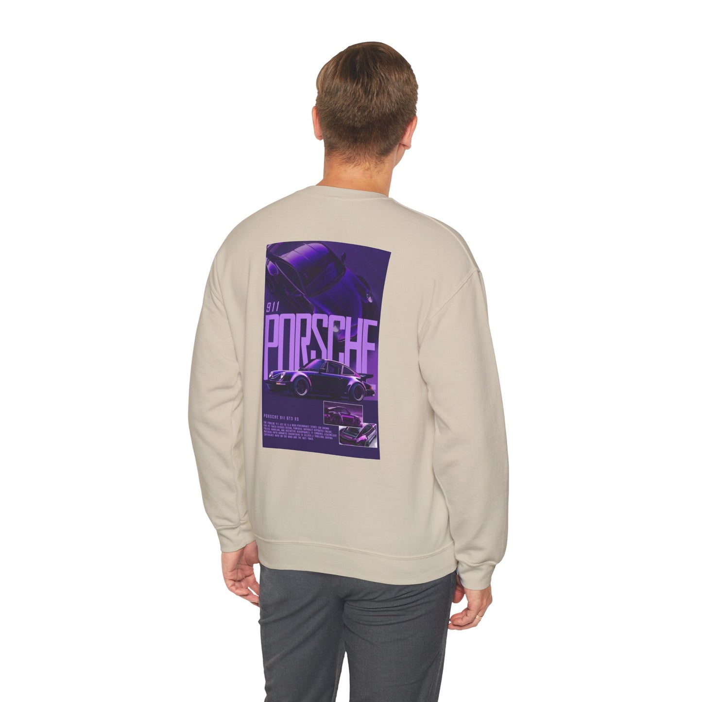Retro Porsche Unisex Sweatshirt - Car Enthusiast Gift, Vintage Style Crewneck, Cozy Fall Apparel, Streetwear Style