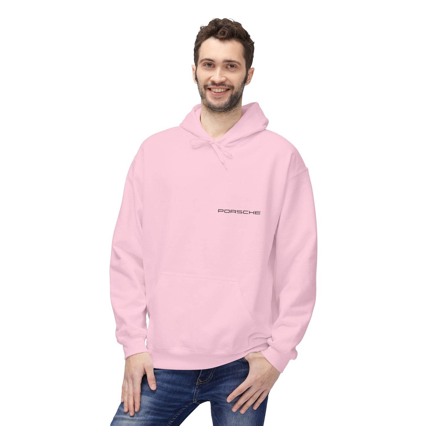 Porsche Fleece Hoodie, Unisex Midweight Hoodie, Sportswear Gift, Car Enthusiast Apparel, Automotive Lover Wear, Unique Vintage Style