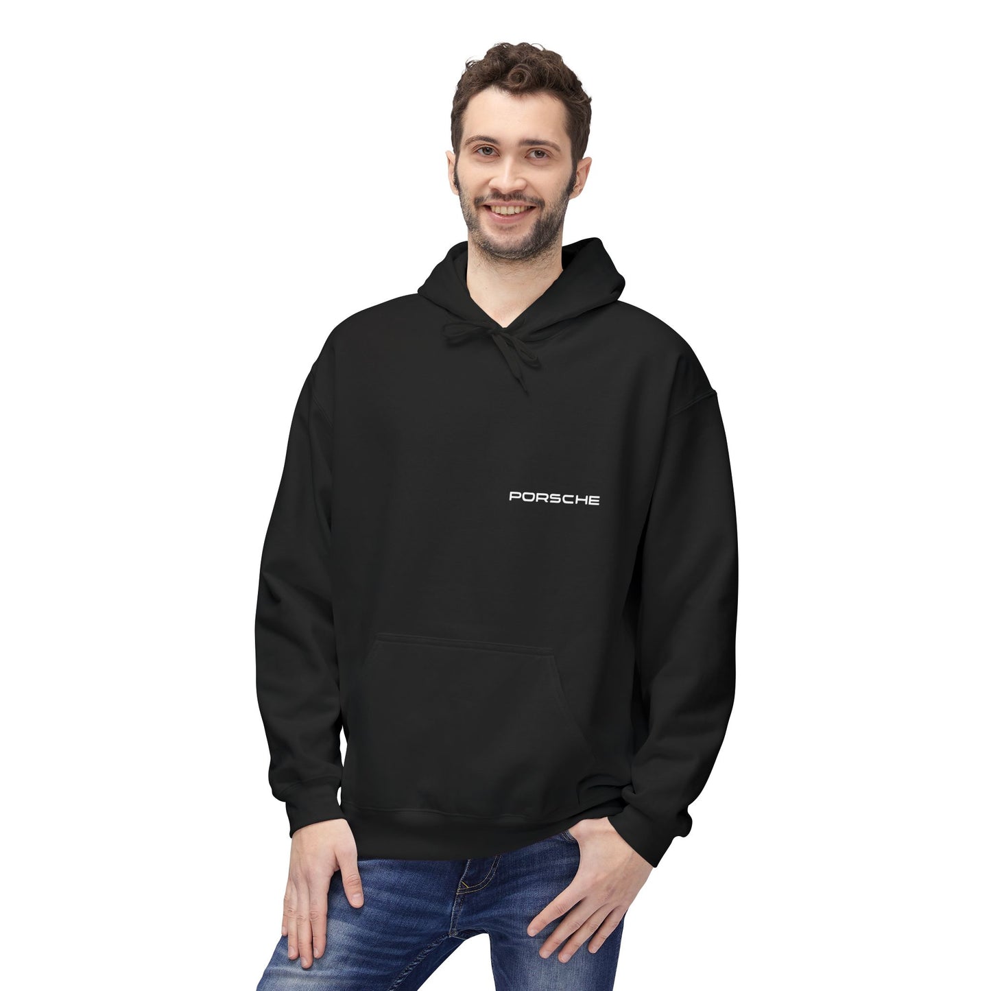 Porsche Fleece Hoodie, Unisex Midweight Hoodie, Sportswear Gift, Car Enthusiast Apparel, Automotive Lover Wear, Unique Vintage Style