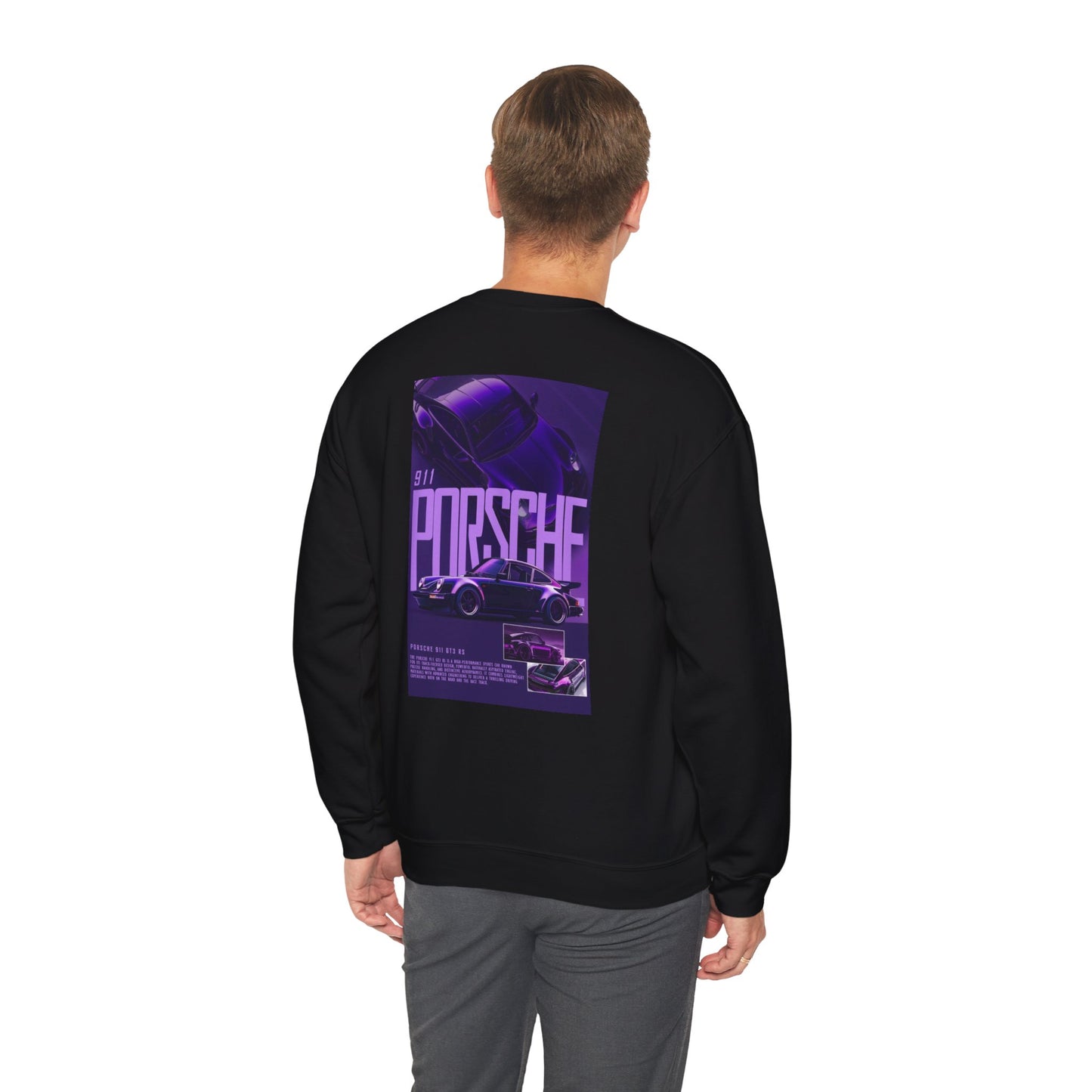 Retro Porsche Unisex Sweatshirt - Car Enthusiast Gift, Vintage Style Crewneck, Cozy Fall Apparel, Streetwear Style