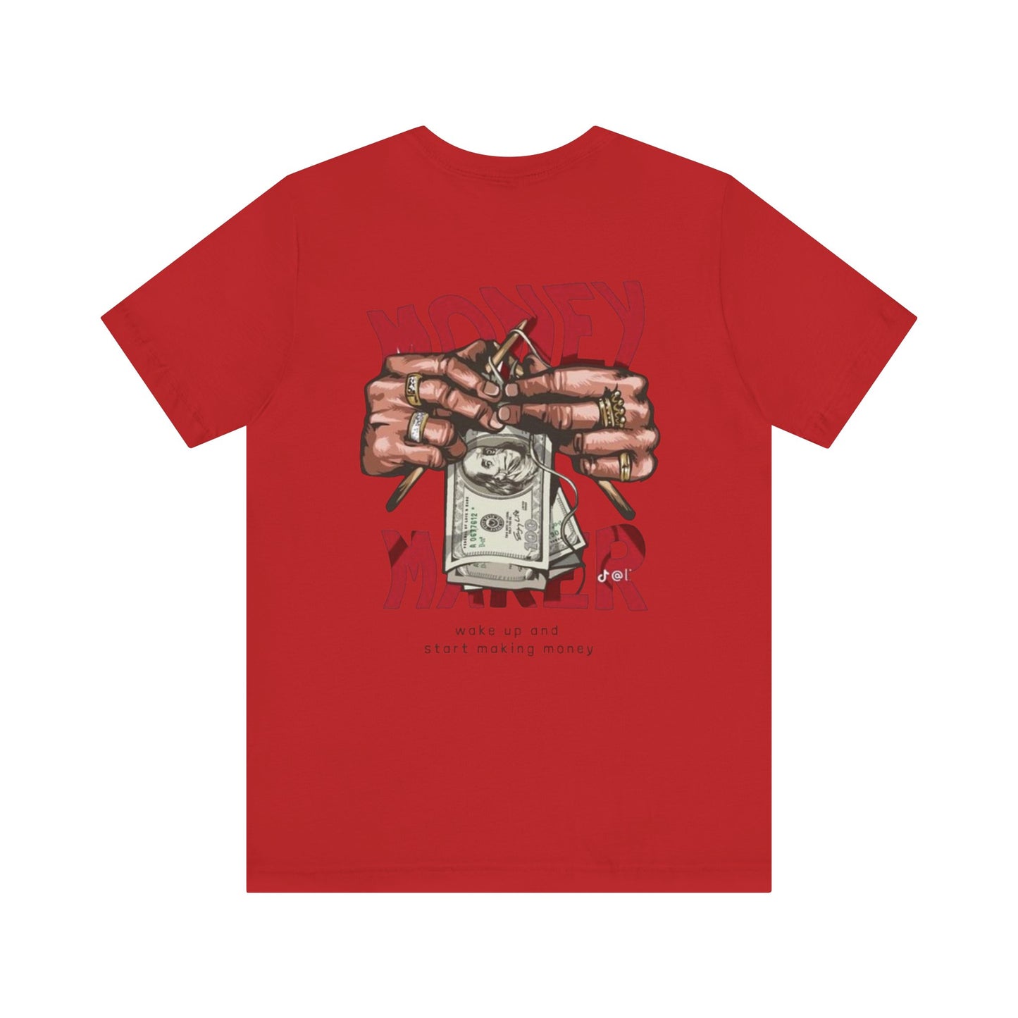 Money Maker Graphic Tee for Hustlers, Casual Streetwear, Unique Gift for Entrepreneurs, Motivational T-Shirt, Everyday Wear