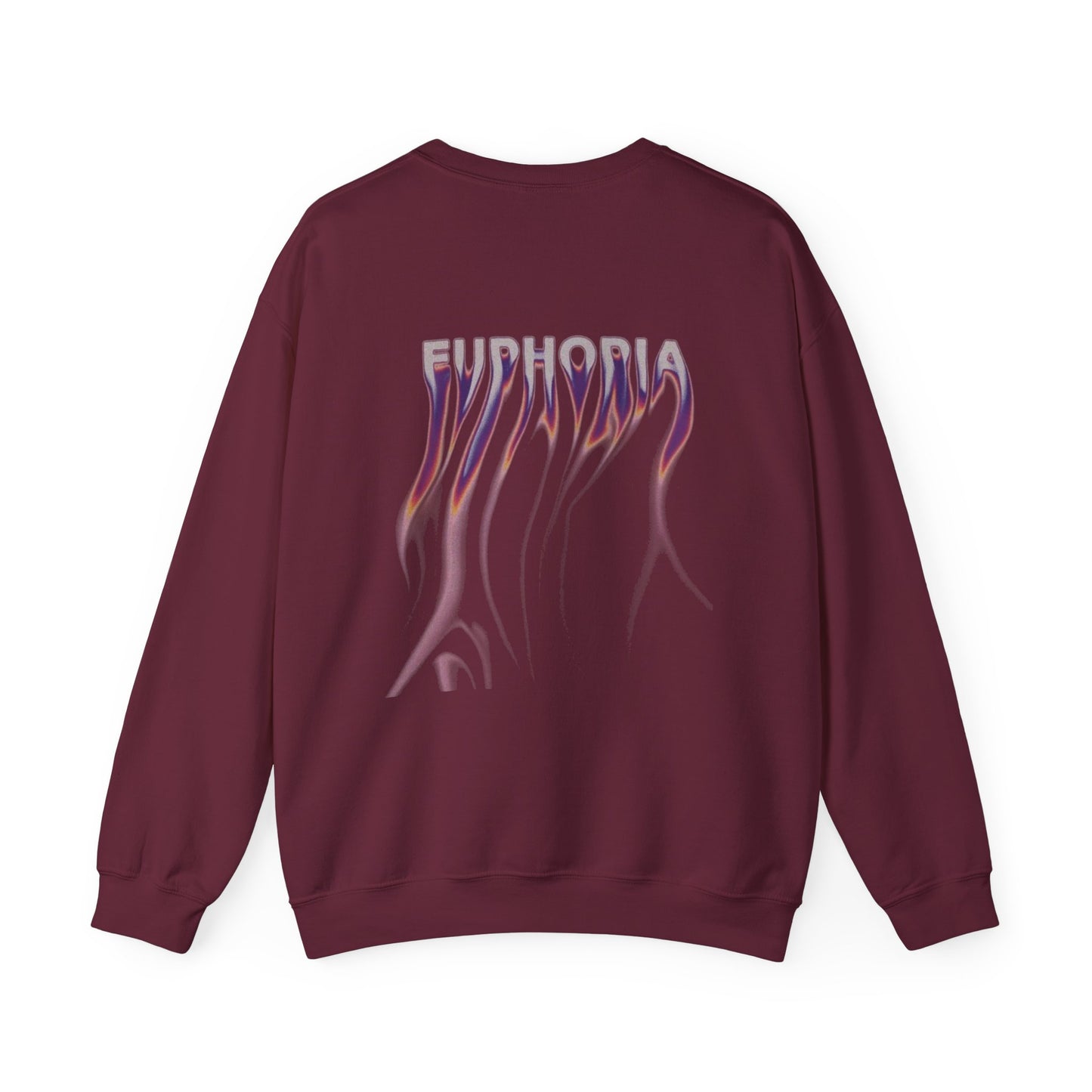 Euphoric Statement Crewneck Sweatshirt - Cozy Unisex Fashion, Gift for Friends, Casual Wear, Trendy Style, Relaxed Vibes