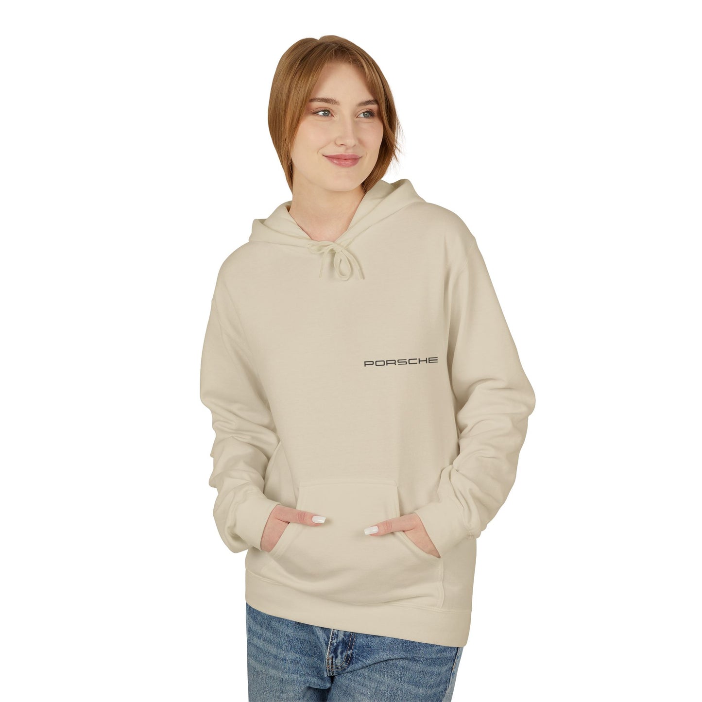 Porsche Fleece Hoodie, Unisex Midweight Hoodie, Sportswear Gift, Car Enthusiast Apparel, Automotive Lover Wear, Unique Vintage Style