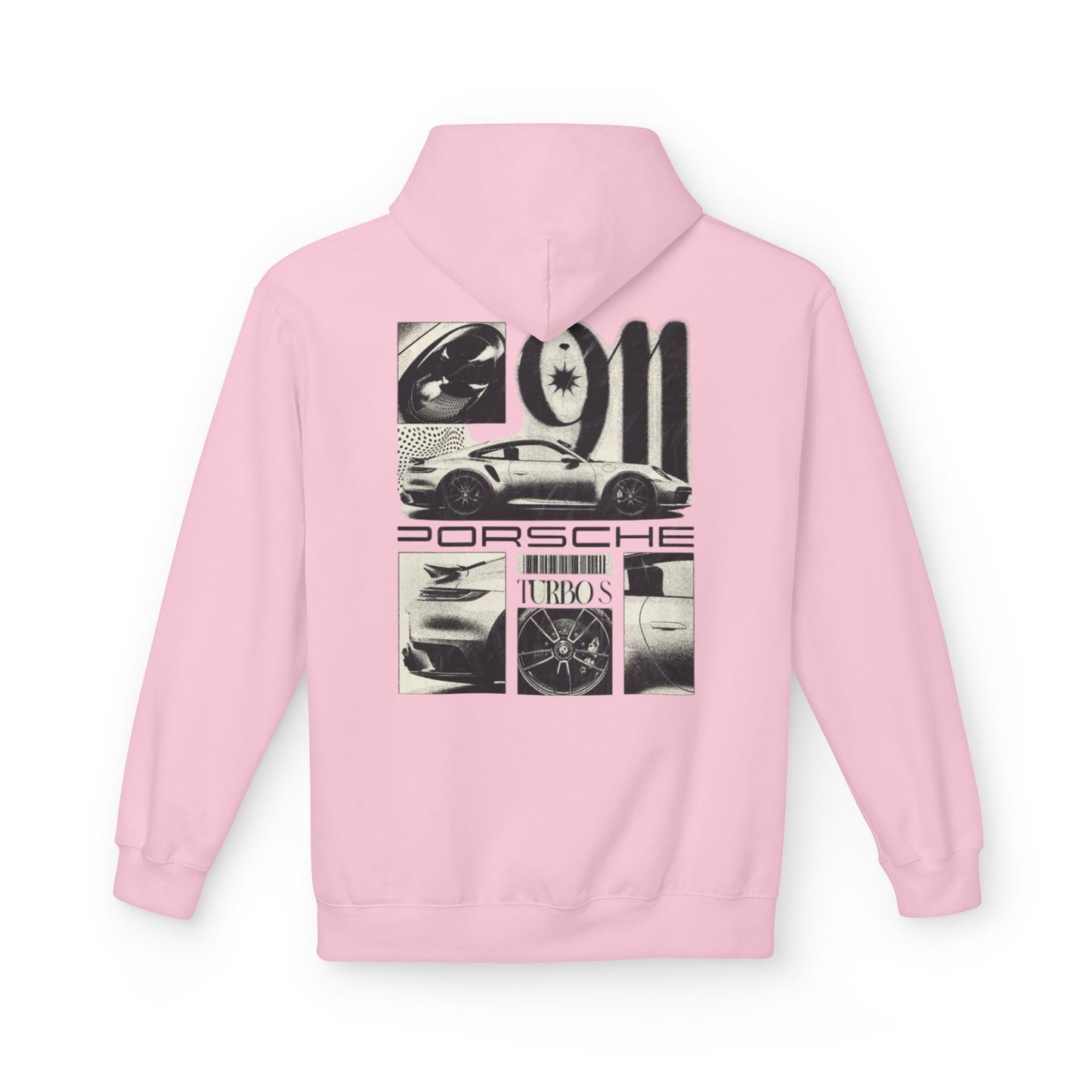 Porsche Fleece Hoodie, Unisex Midweight Hoodie, Sportswear Gift, Car Enthusiast Apparel, Automotive Lover Wear, Unique Vintage Style