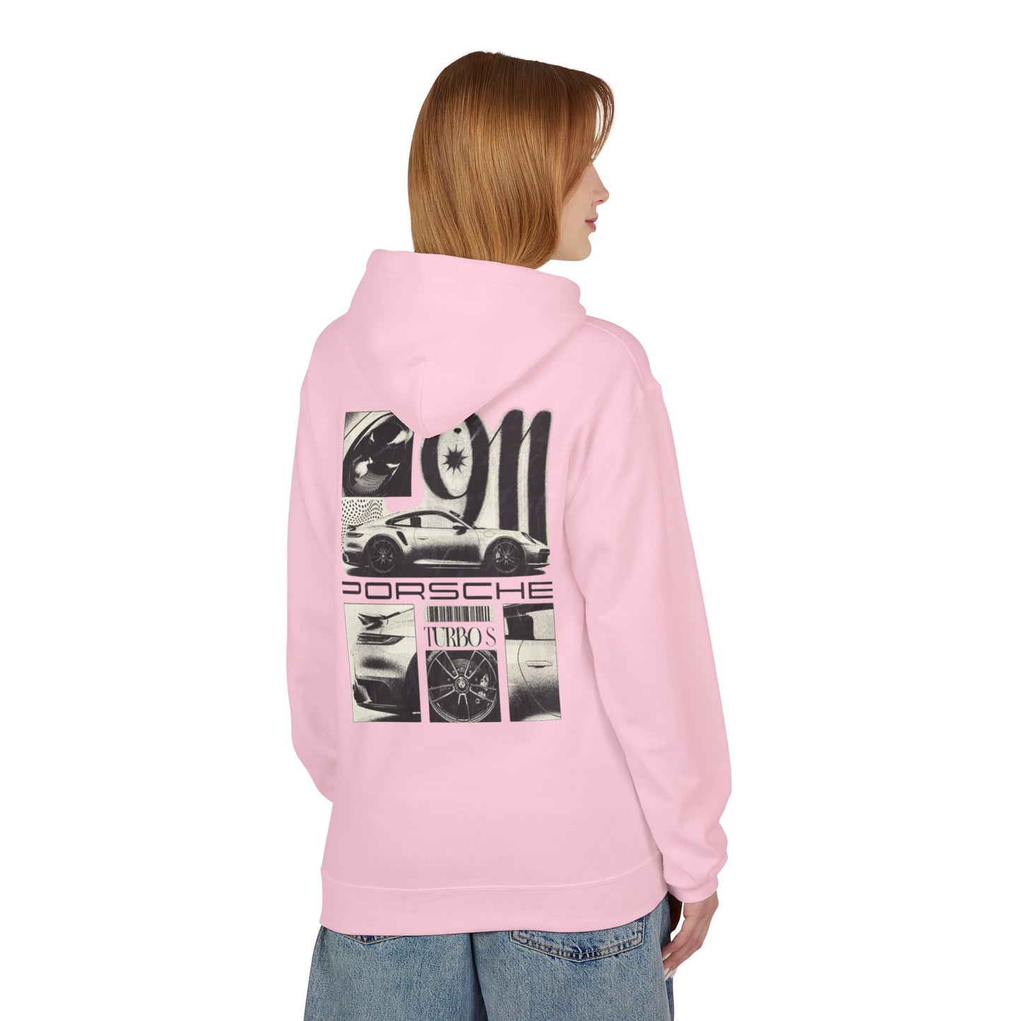 Porsche Fleece Hoodie, Unisex Midweight Hoodie, Sportswear Gift, Car Enthusiast Apparel, Automotive Lover Wear, Unique Vintage Style