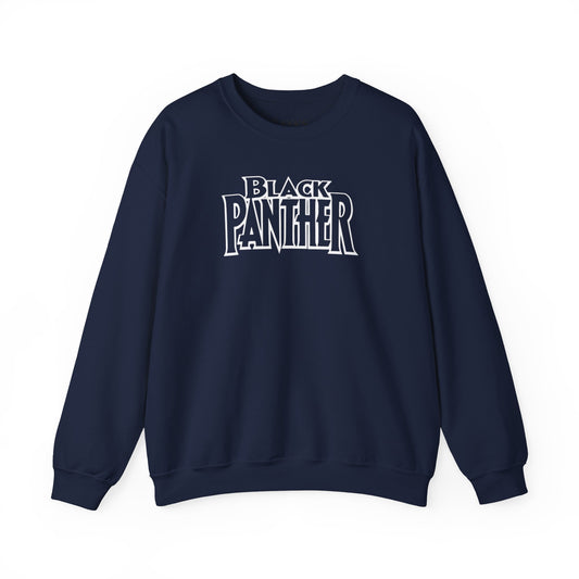 Black Panther Crewneck Sweatshirt | Marvel Apparel, Superhero Gift, Comic Fan Hoodie, Cozy Outerwear, Unisex Gift