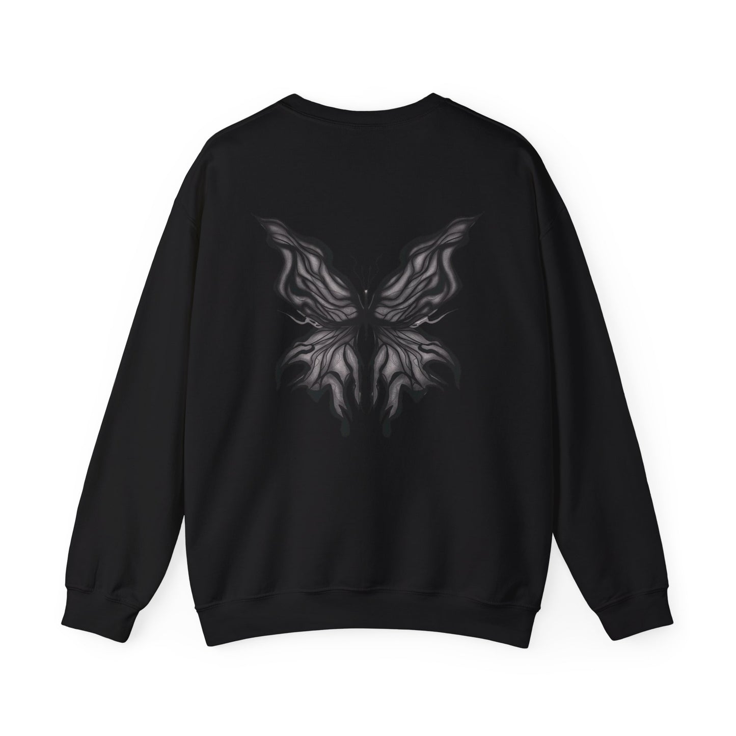 Chic Butterfly Graphic Sweatshirt | Unisex Casual Crewneck | Fall Fashion | Gift for Him or Her | Cozy Layer for Any Occasion