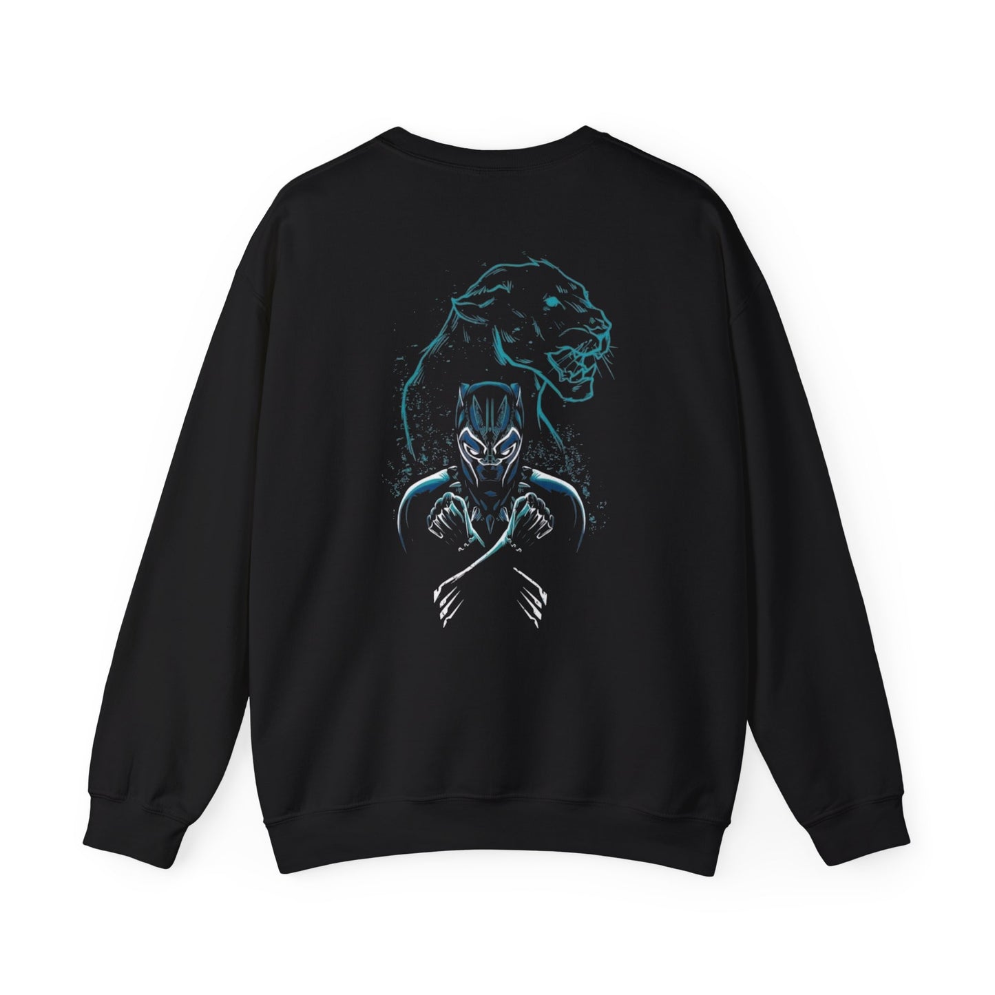 Black Panther Crewneck Sweatshirt | Marvel Apparel, Superhero Gift, Comic Fan Hoodie, Cozy Outerwear, Unisex Gift