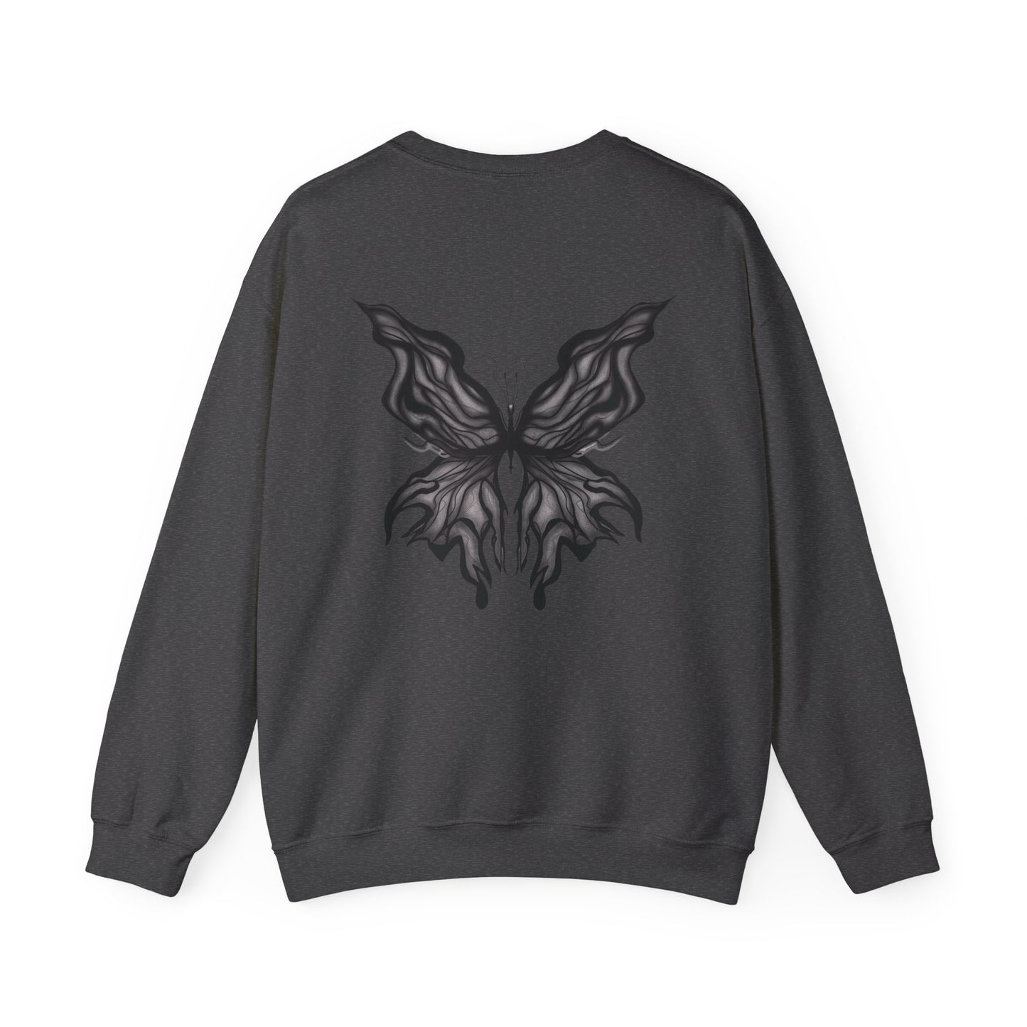 Chic Butterfly Graphic Sweatshirt | Unisex Casual Crewneck | Fall Fashion | Gift for Him or Her | Cozy Layer for Any Occasion