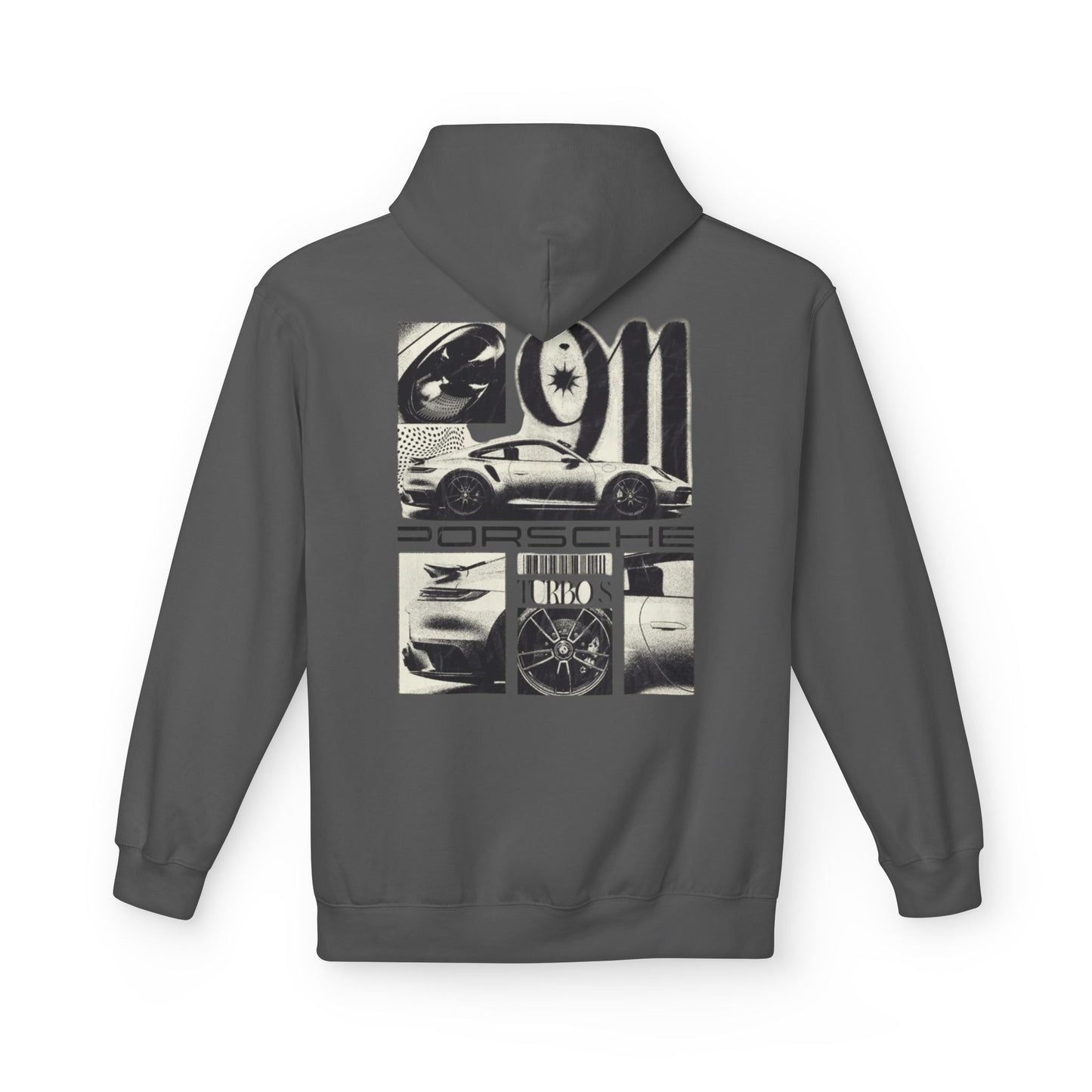 Porsche Fleece Hoodie, Unisex Midweight Hoodie, Sportswear Gift, Car Enthusiast Apparel, Automotive Lover Wear, Unique Vintage Style