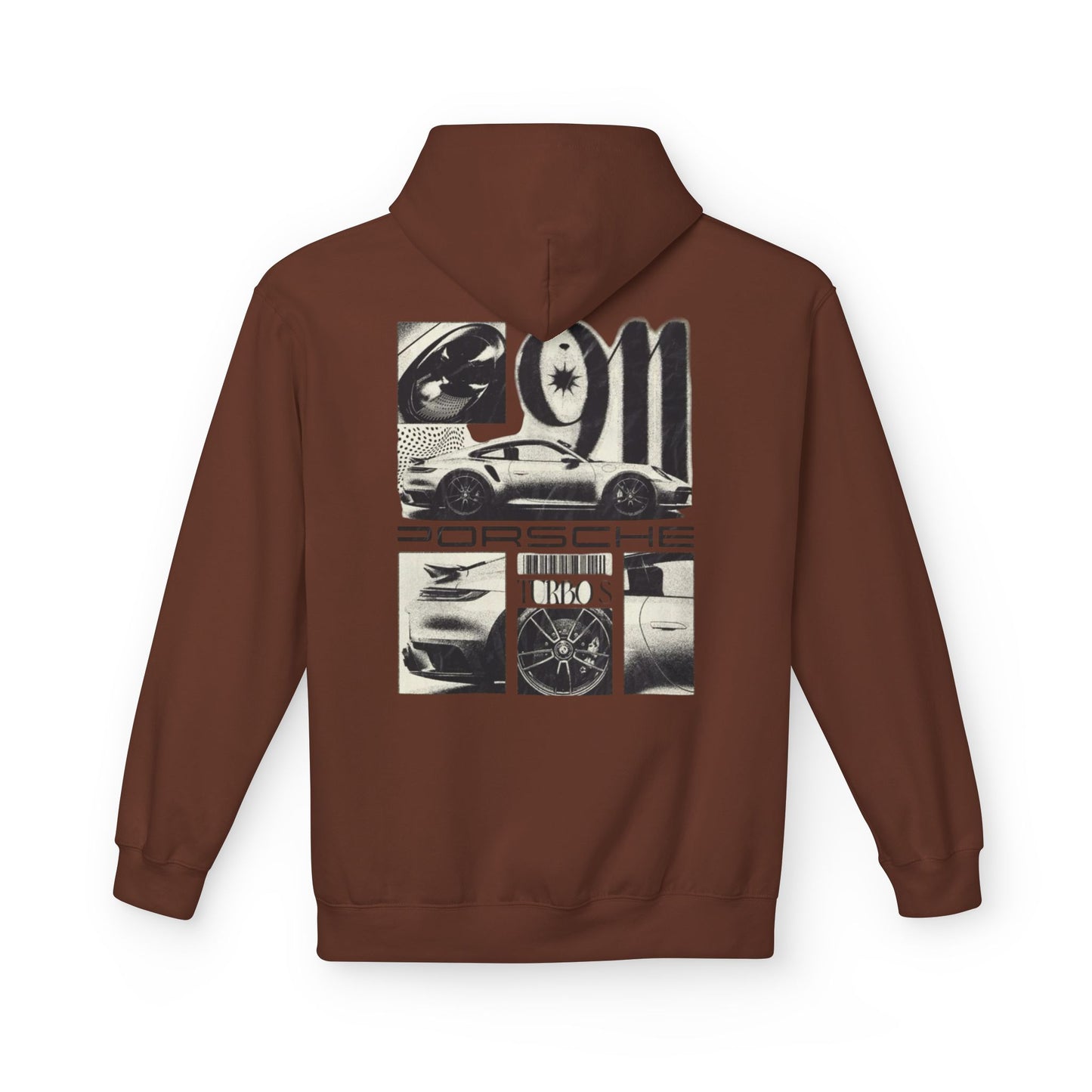 Porsche Fleece Hoodie, Unisex Midweight Hoodie, Sportswear Gift, Car Enthusiast Apparel, Automotive Lover Wear, Unique Vintage Style