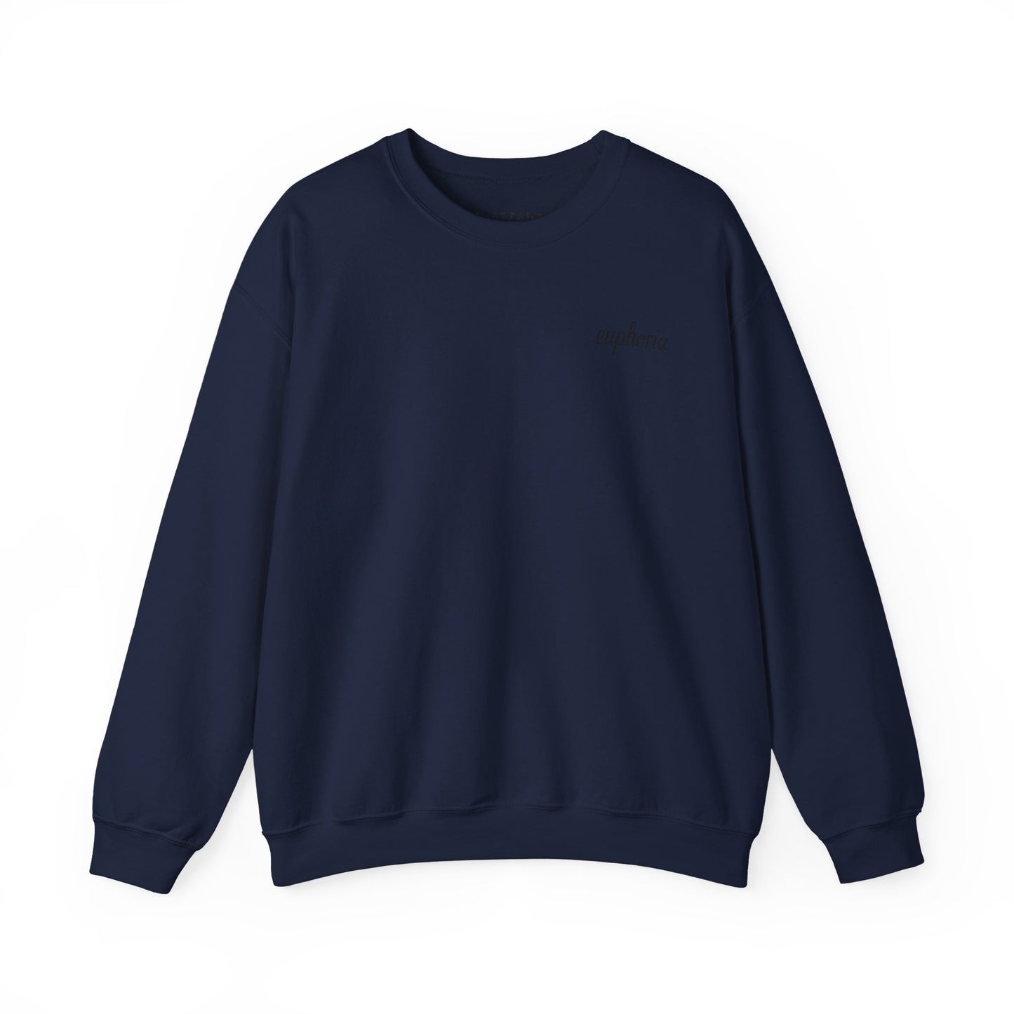 Euphoric Statement Crewneck Sweatshirt - Cozy Unisex Fashion, Gift for Friends, Casual Wear, Trendy Style, Relaxed Vibes