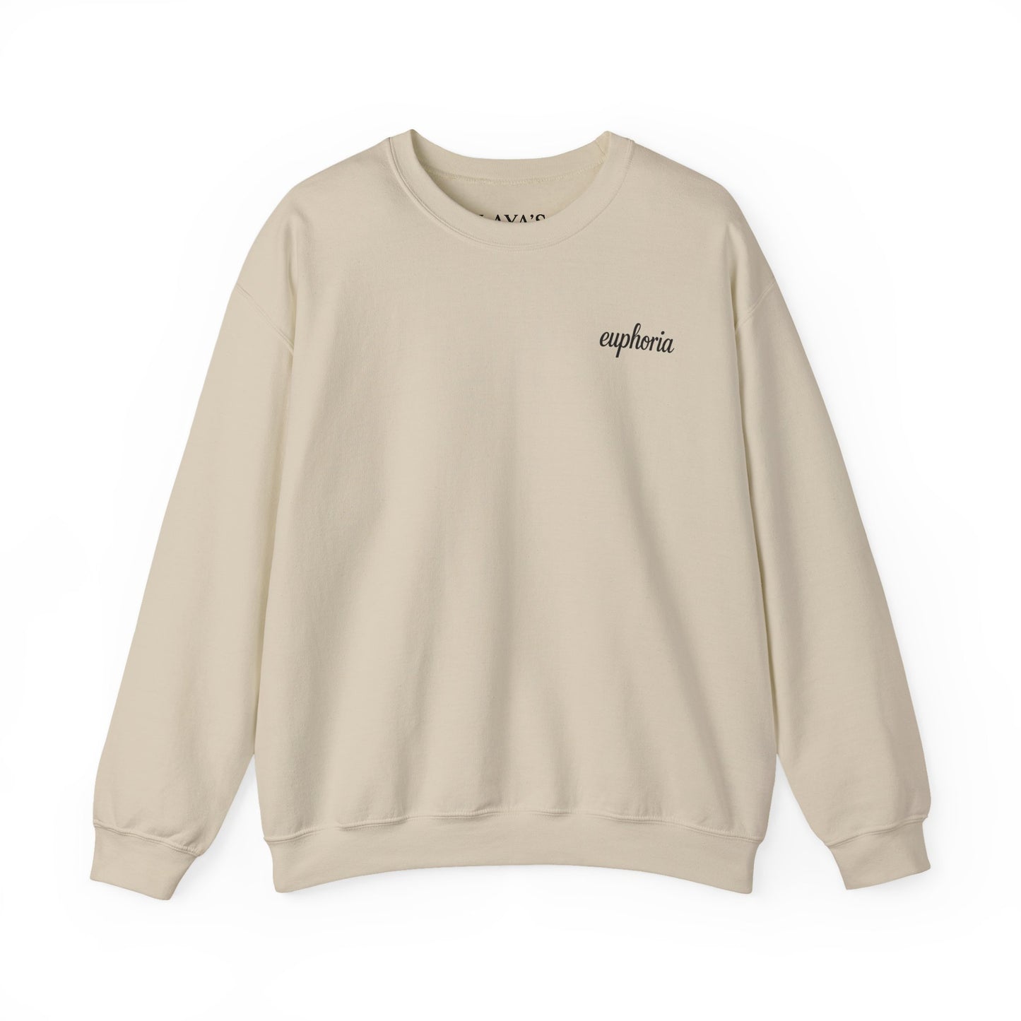 Euphoric Statement Crewneck Sweatshirt - Cozy Unisex Fashion, Gift for Friends, Casual Wear, Trendy Style, Relaxed Vibes
