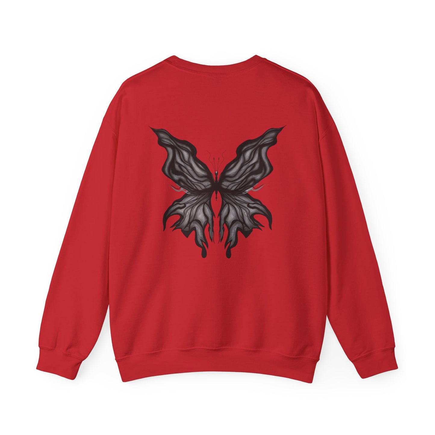 Chic Butterfly Graphic Sweatshirt | Unisex Casual Crewneck | Fall Fashion | Gift for Him or Her | Cozy Layer for Any Occasion