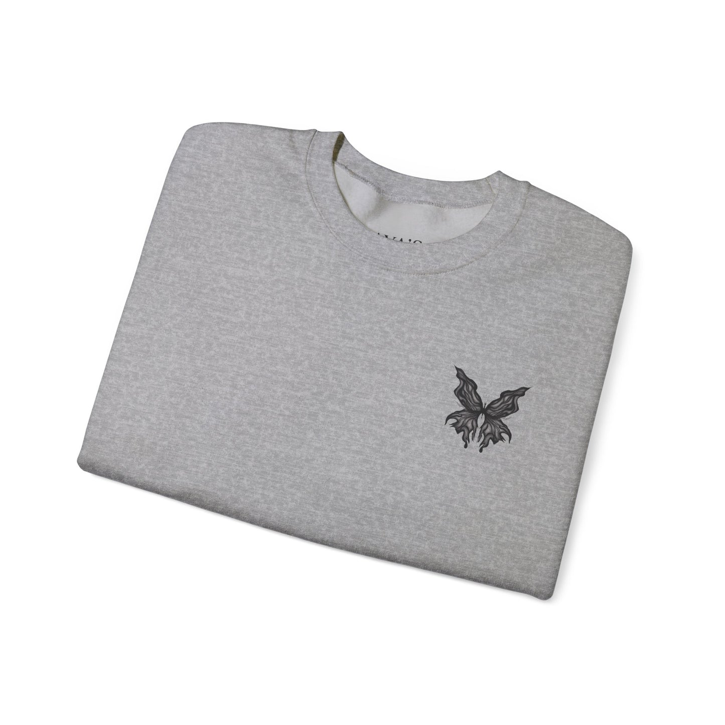 Chic Butterfly Graphic Sweatshirt | Unisex Casual Crewneck | Fall Fashion | Gift for Him or Her | Cozy Layer for Any Occasion