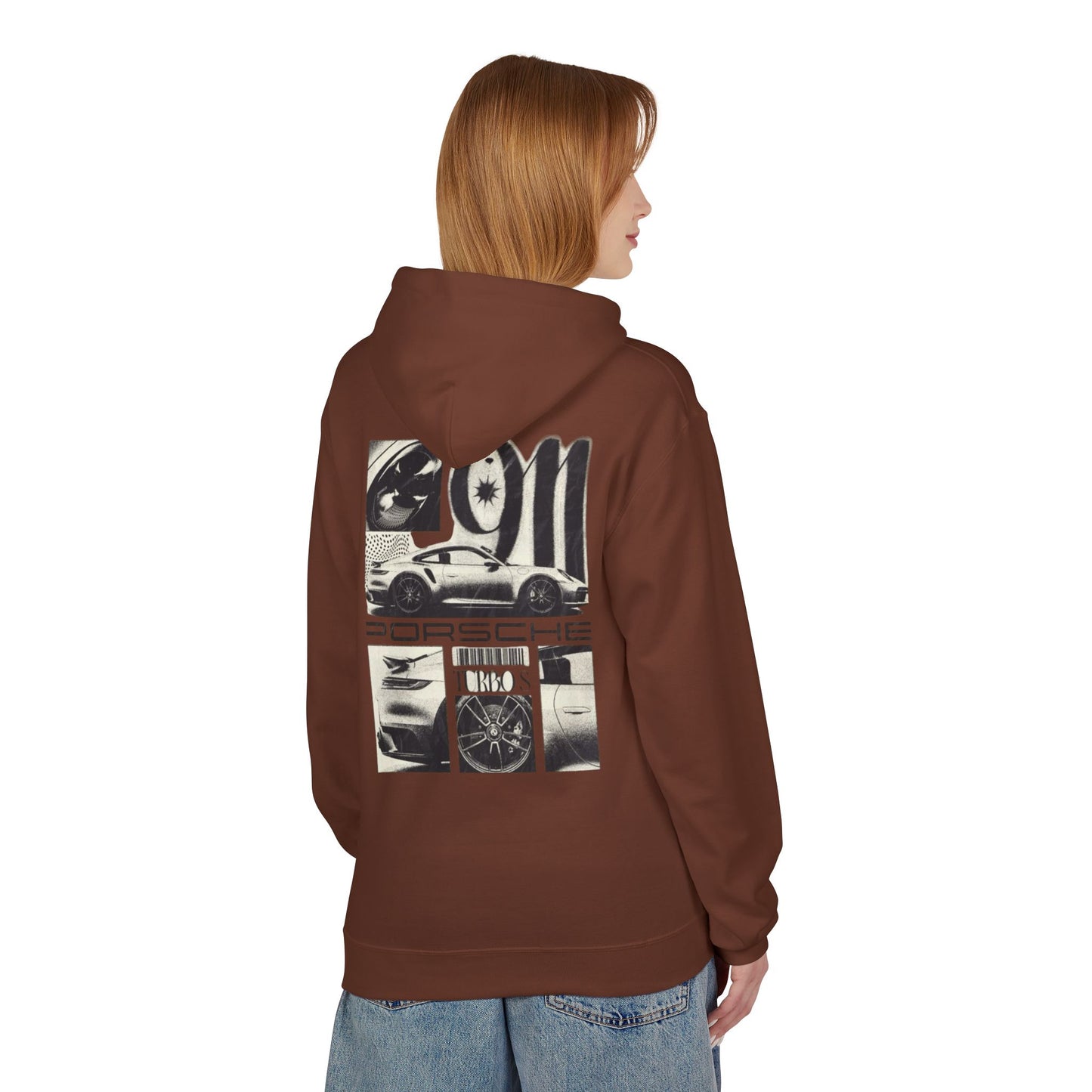 Porsche Fleece Hoodie, Unisex Midweight Hoodie, Sportswear Gift, Car Enthusiast Apparel, Automotive Lover Wear, Unique Vintage Style