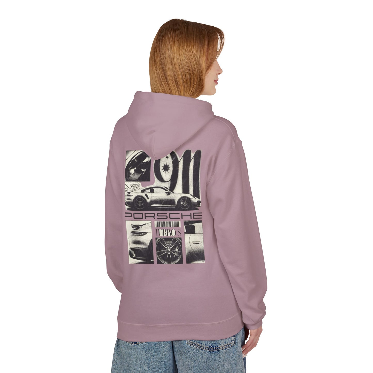 Porsche Fleece Hoodie, Unisex Midweight Hoodie, Sportswear Gift, Car Enthusiast Apparel, Automotive Lover Wear, Unique Vintage Style