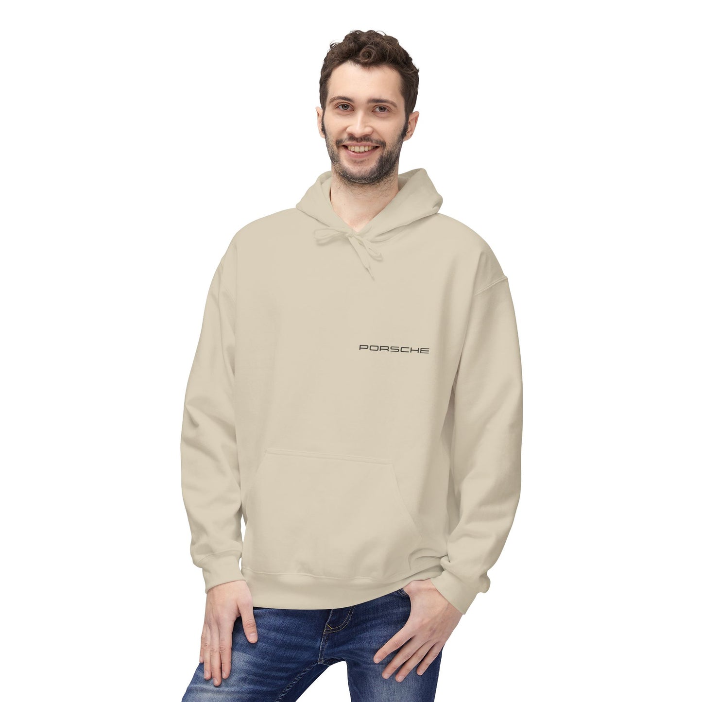 Porsche Fleece Hoodie, Unisex Midweight Hoodie, Sportswear Gift, Car Enthusiast Apparel, Automotive Lover Wear, Unique Vintage Style