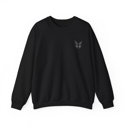 Chic Butterfly Graphic Sweatshirt | Unisex Casual Crewneck | Fall Fashion | Gift for Him or Her | Cozy Layer for Any Occasion