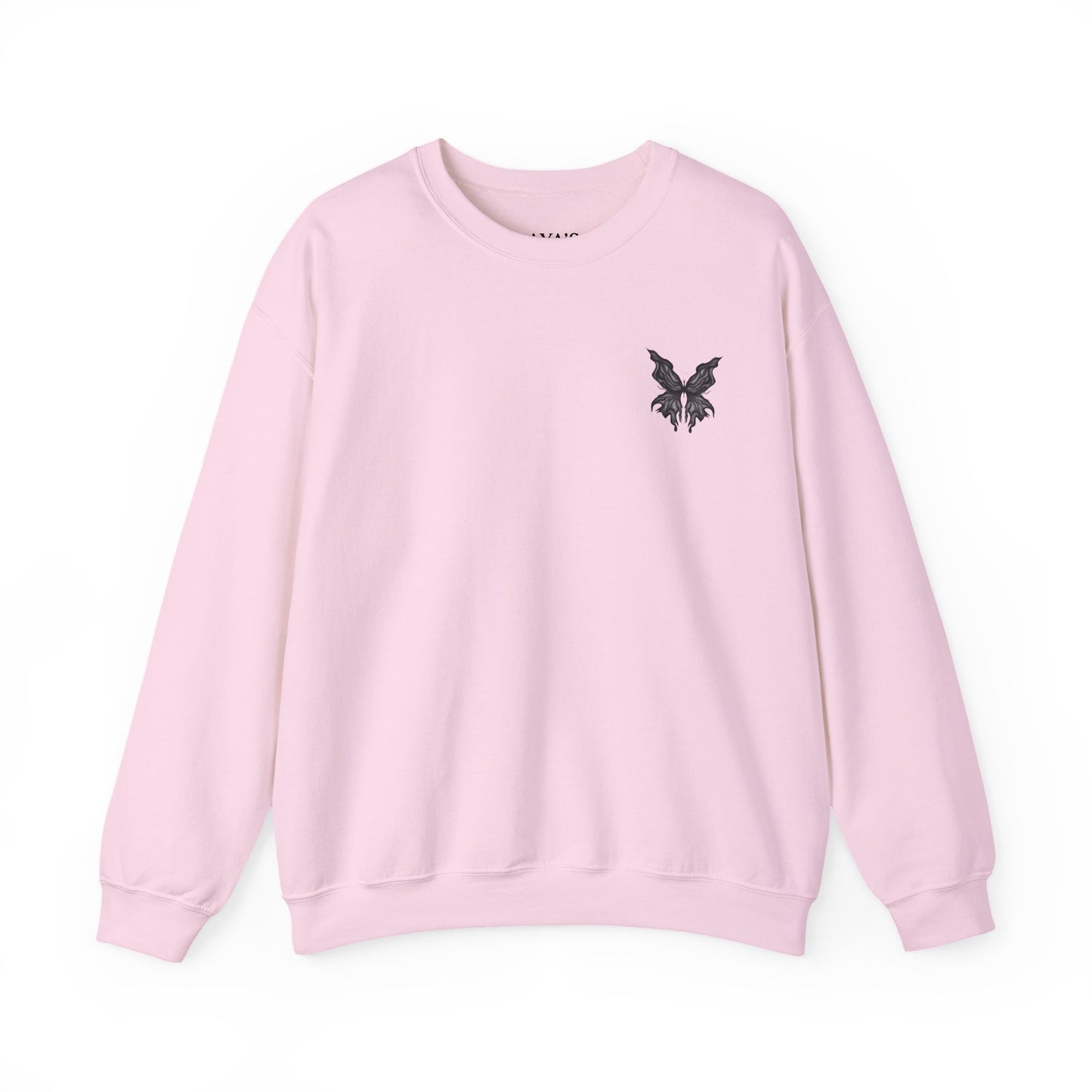 Chic Butterfly Graphic Sweatshirt | Unisex Casual Crewneck | Fall Fashion | Gift for Him or Her | Cozy Layer for Any Occasion