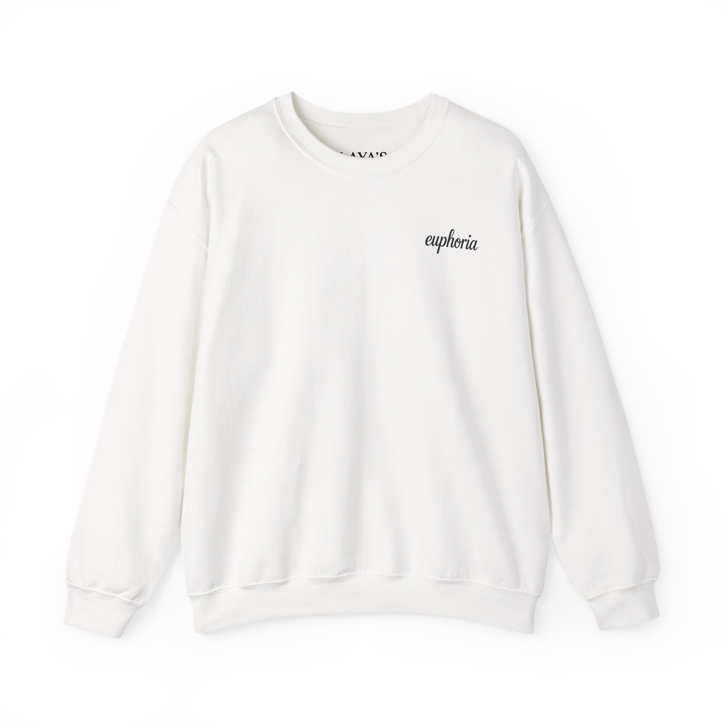 Euphoric Statement Crewneck Sweatshirt - Cozy Unisex Fashion, Gift for Friends, Casual Wear, Trendy Style, Relaxed Vibes