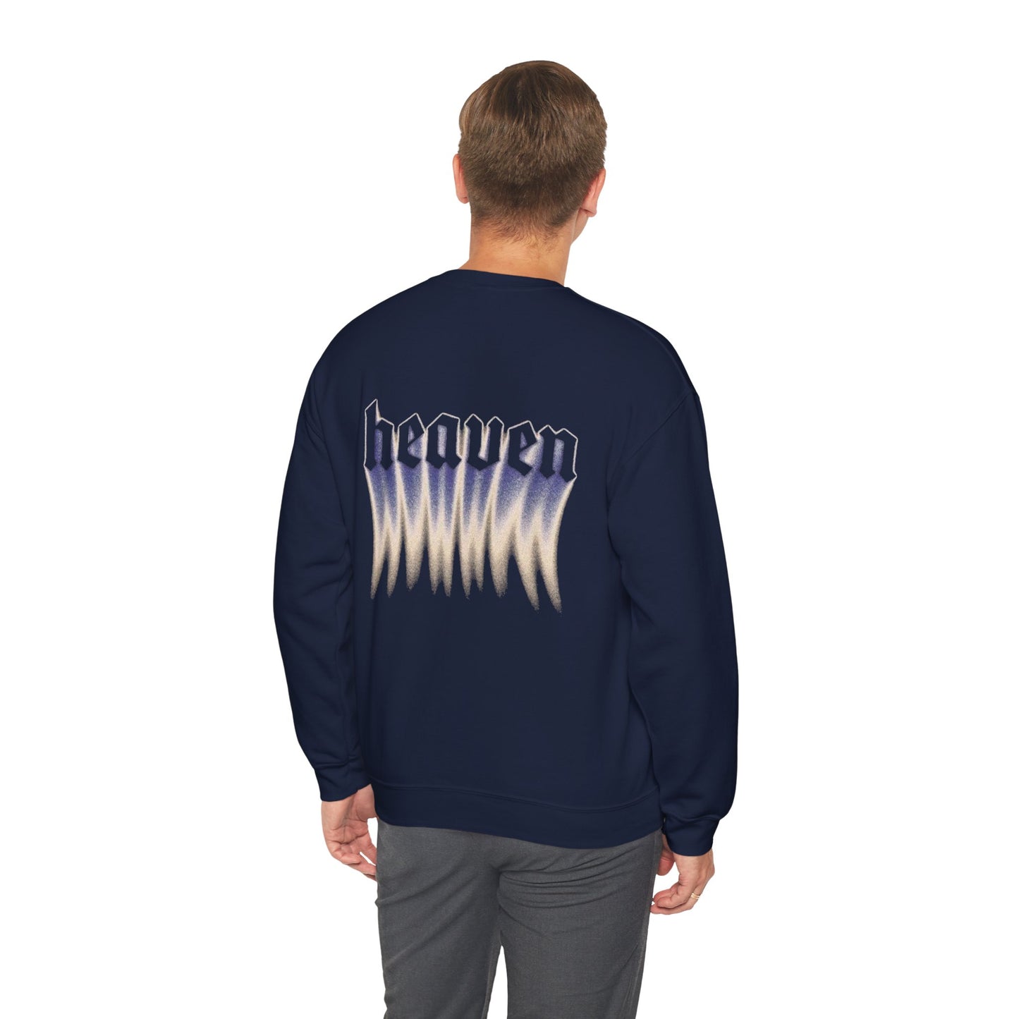 Heavenly Vibes Crewneck Sweatshirt, Cozy Sweatshirt, Chill Style Apparel, Casual Wear, Gifts for Her