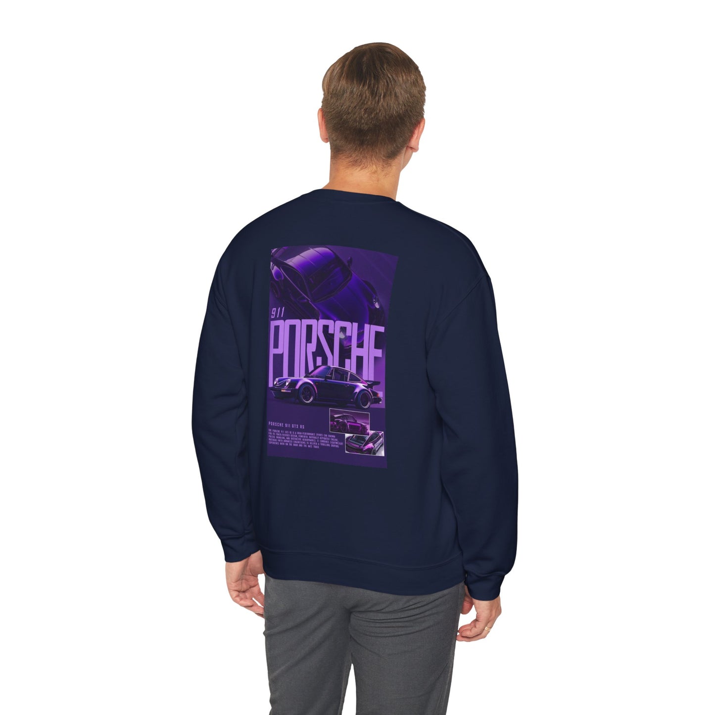 Retro Porsche Unisex Sweatshirt - Car Enthusiast Gift, Vintage Style Crewneck, Cozy Fall Apparel, Streetwear Style