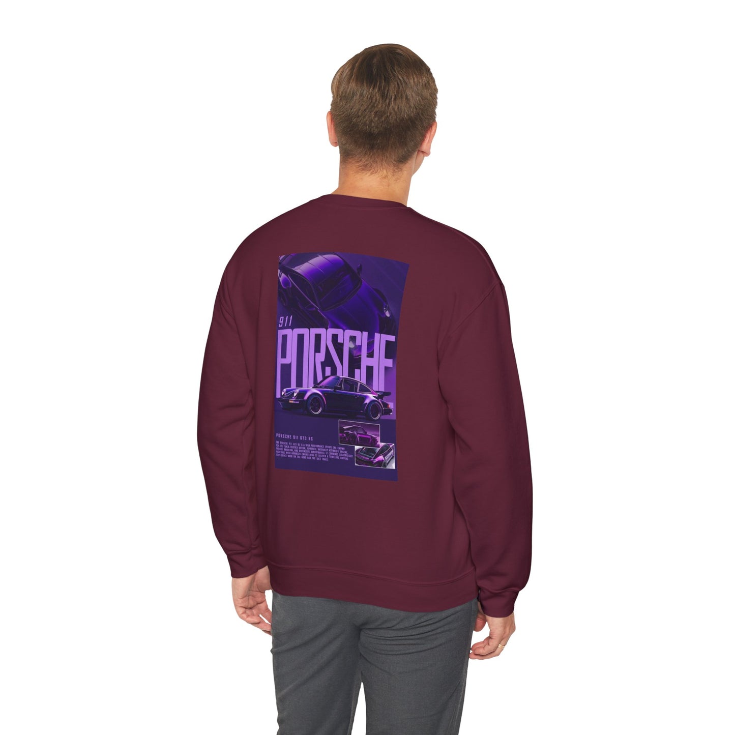 Retro Porsche Unisex Sweatshirt - Car Enthusiast Gift, Vintage Style Crewneck, Cozy Fall Apparel, Streetwear Style