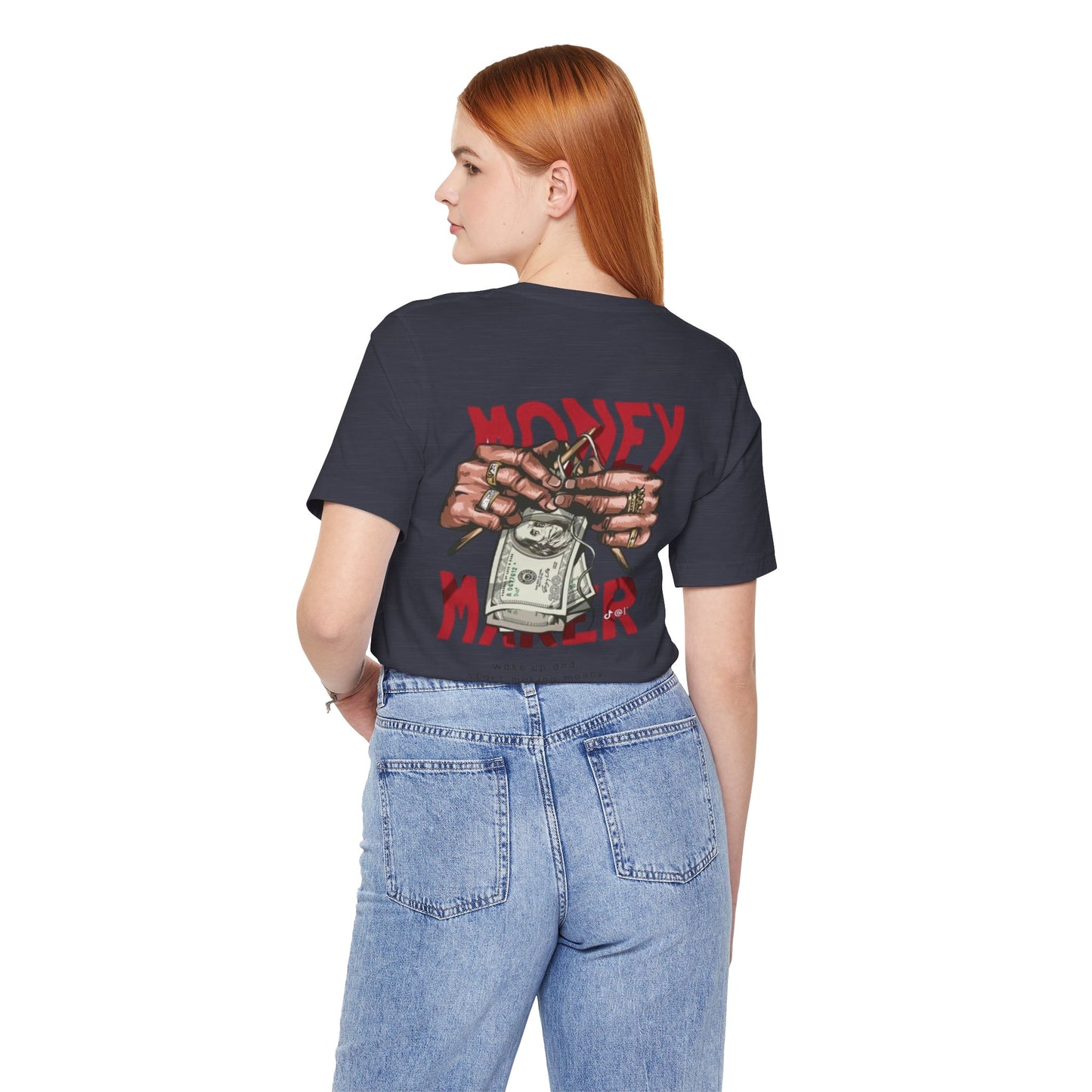 Money Maker Graphic Tee for Hustlers, Casual Streetwear, Unique Gift for Entrepreneurs, Motivational T-Shirt, Everyday Wear