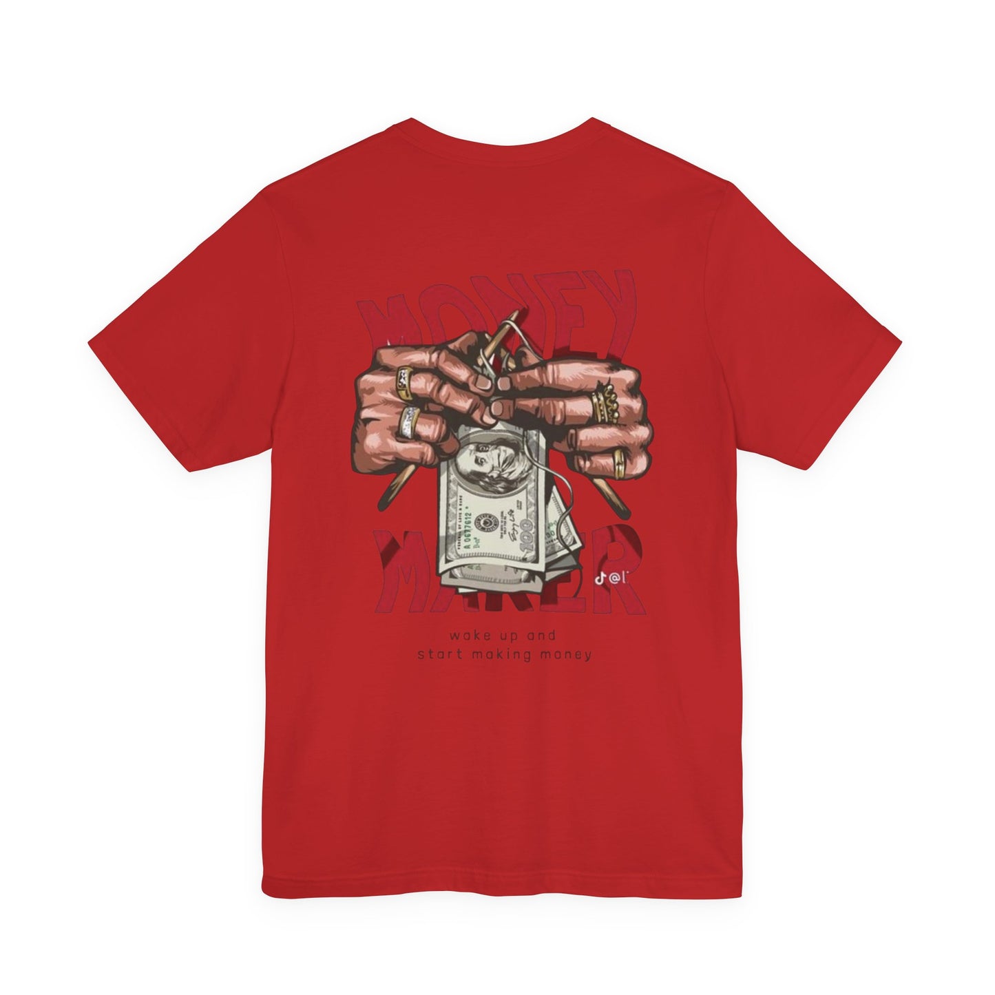 Money Maker Graphic Tee for Hustlers, Casual Streetwear, Unique Gift for Entrepreneurs, Motivational T-Shirt, Everyday Wear