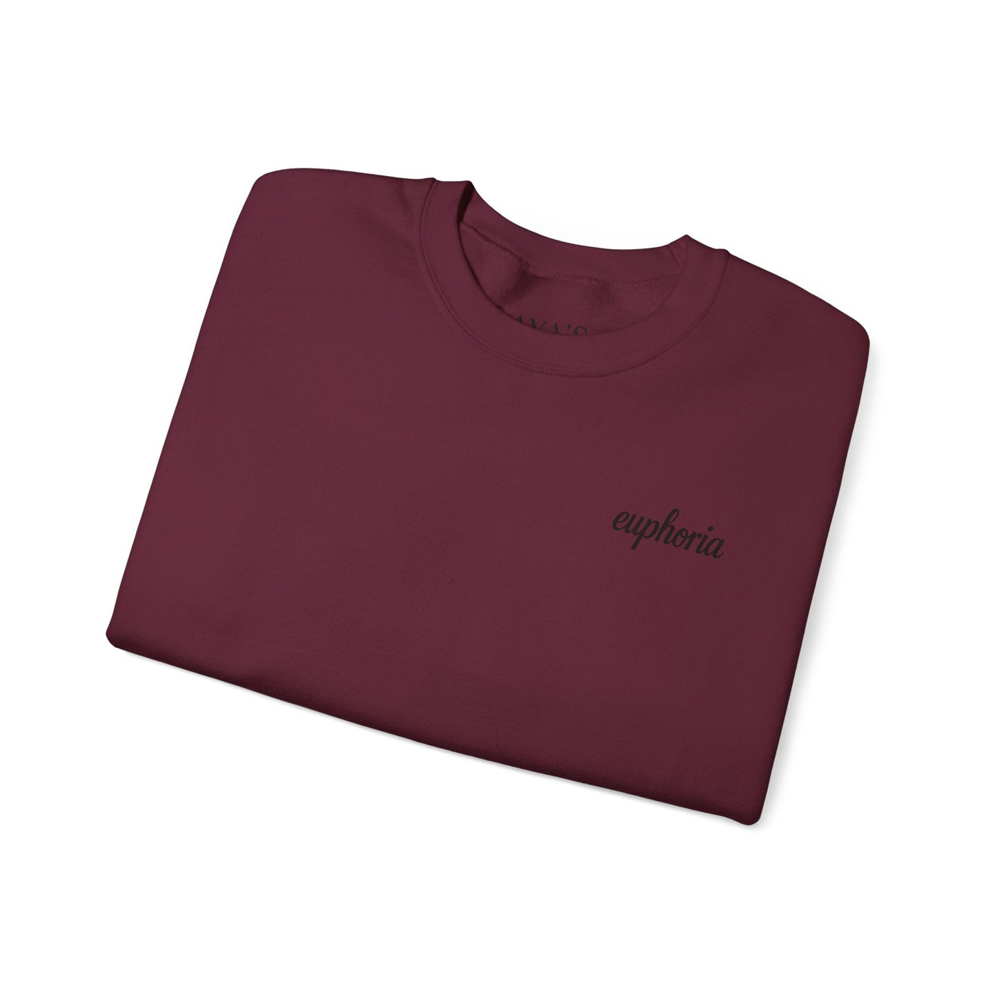 Euphoric Statement Crewneck Sweatshirt - Cozy Unisex Fashion, Gift for Friends, Casual Wear, Trendy Style, Relaxed Vibes