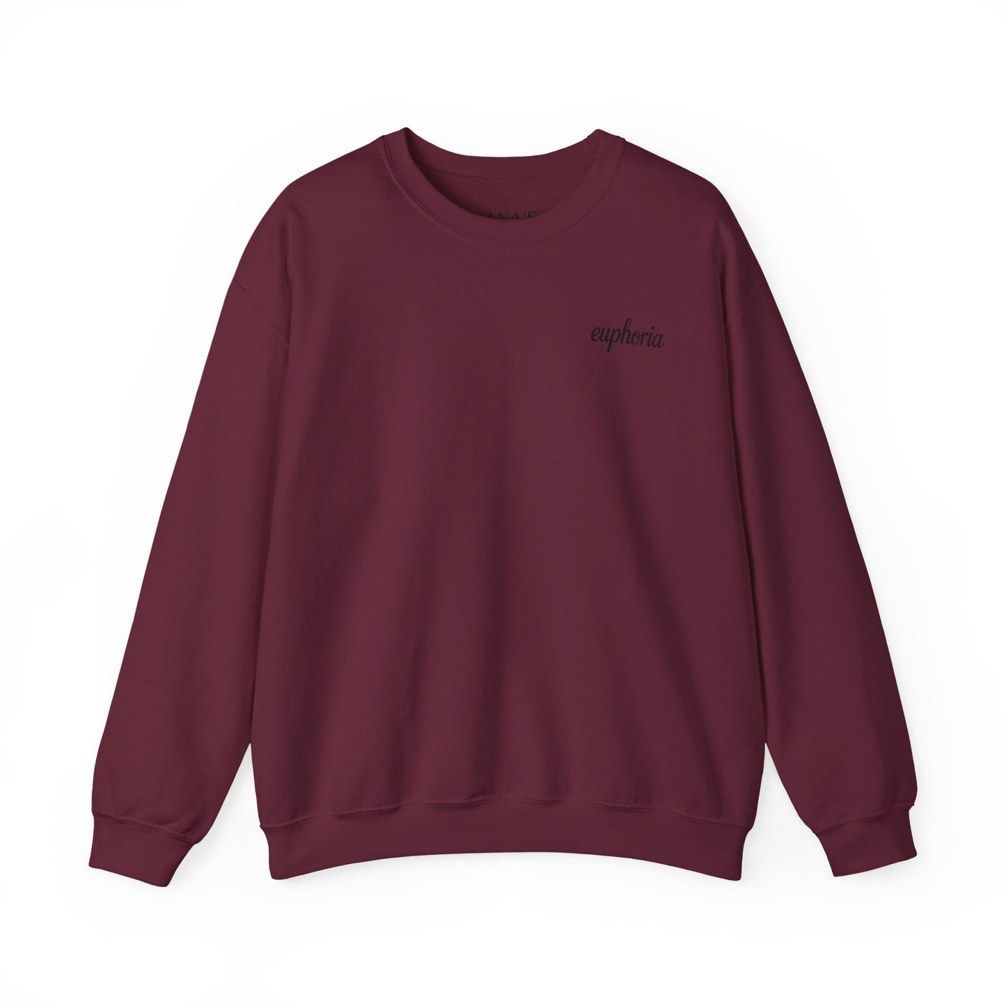 Euphoric Statement Crewneck Sweatshirt - Cozy Unisex Fashion, Gift for Friends, Casual Wear, Trendy Style, Relaxed Vibes