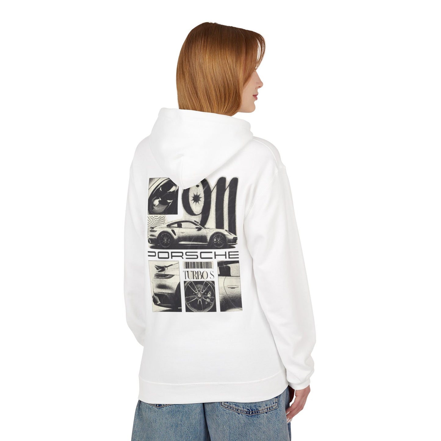 Porsche Fleece Hoodie, Unisex Midweight Hoodie, Sportswear Gift, Car Enthusiast Apparel, Automotive Lover Wear, Unique Vintage Style