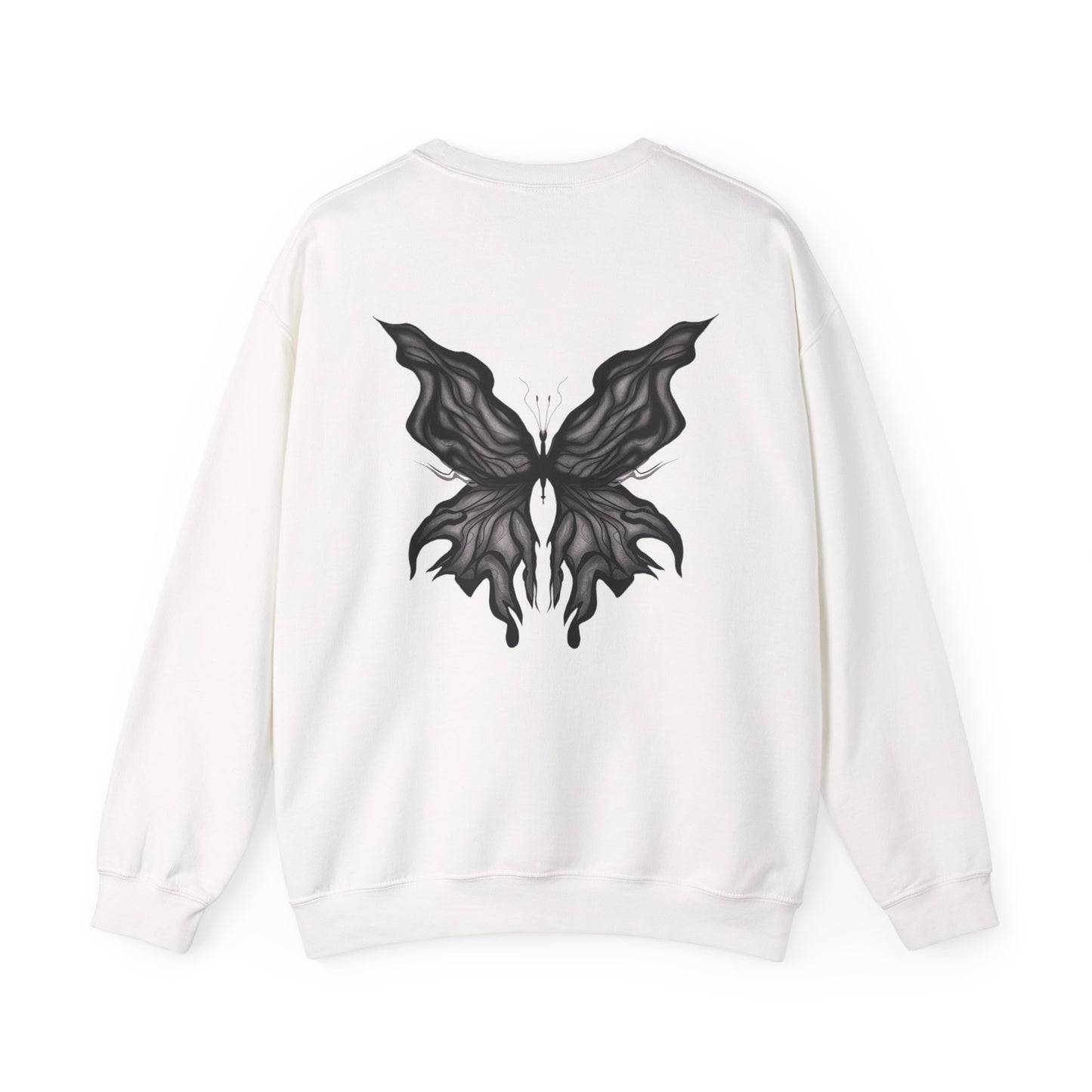 Chic Butterfly Graphic Sweatshirt | Unisex Casual Crewneck | Fall Fashion | Gift for Him or Her | Cozy Layer for Any Occasion