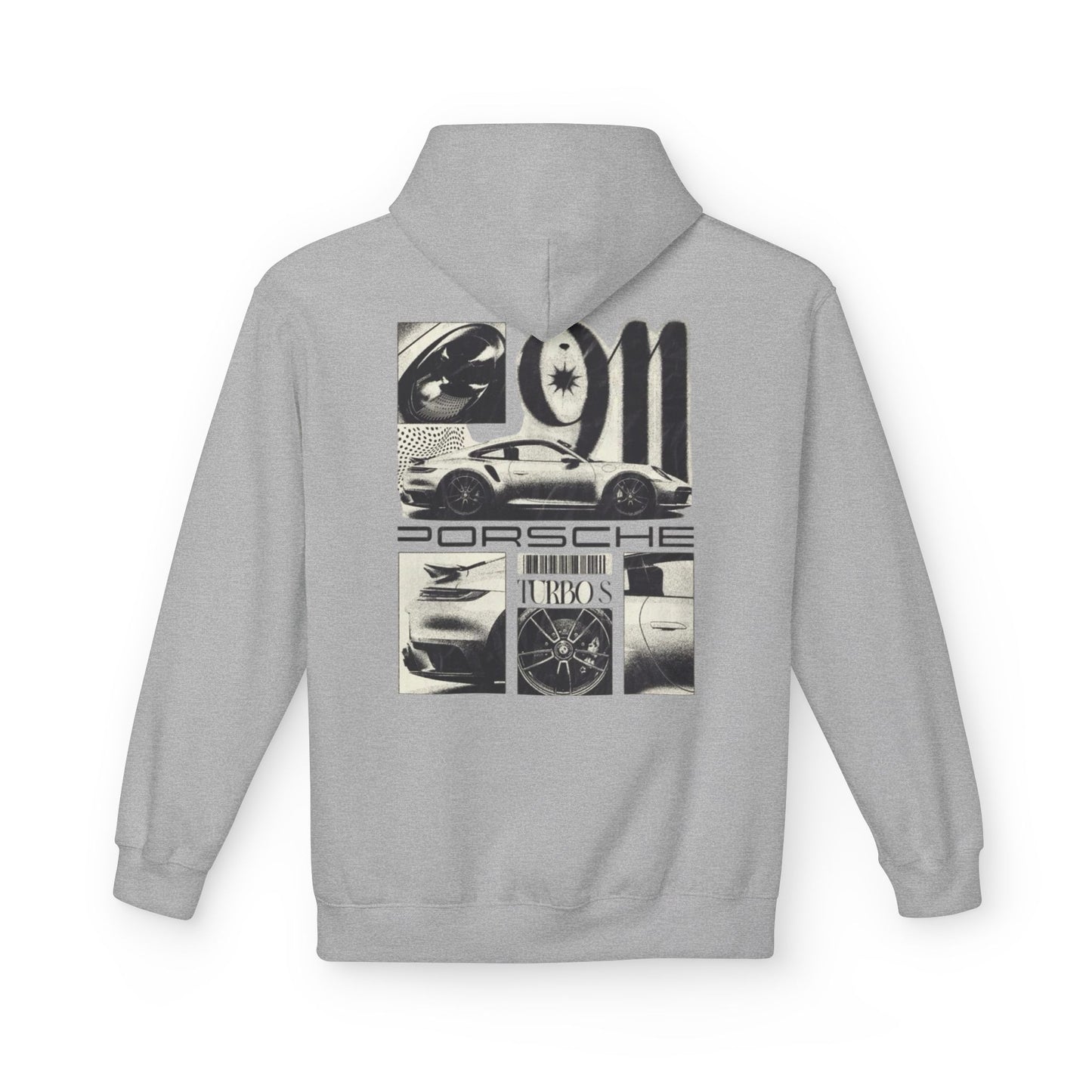 Porsche Fleece Hoodie, Unisex Midweight Hoodie, Sportswear Gift, Car Enthusiast Apparel, Automotive Lover Wear, Unique Vintage Style