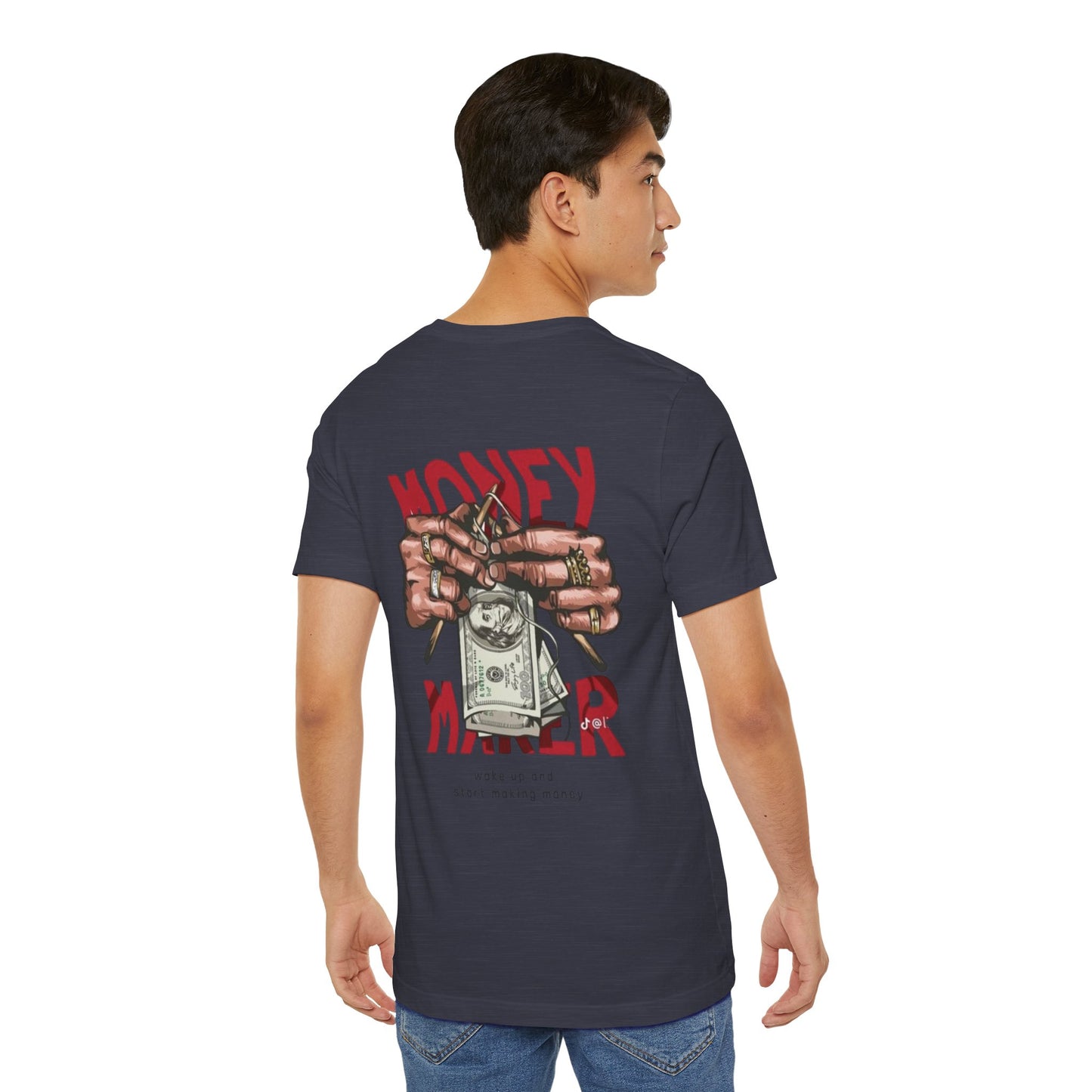 Money Maker Graphic Tee for Hustlers, Casual Streetwear, Unique Gift for Entrepreneurs, Motivational T-Shirt, Everyday Wear
