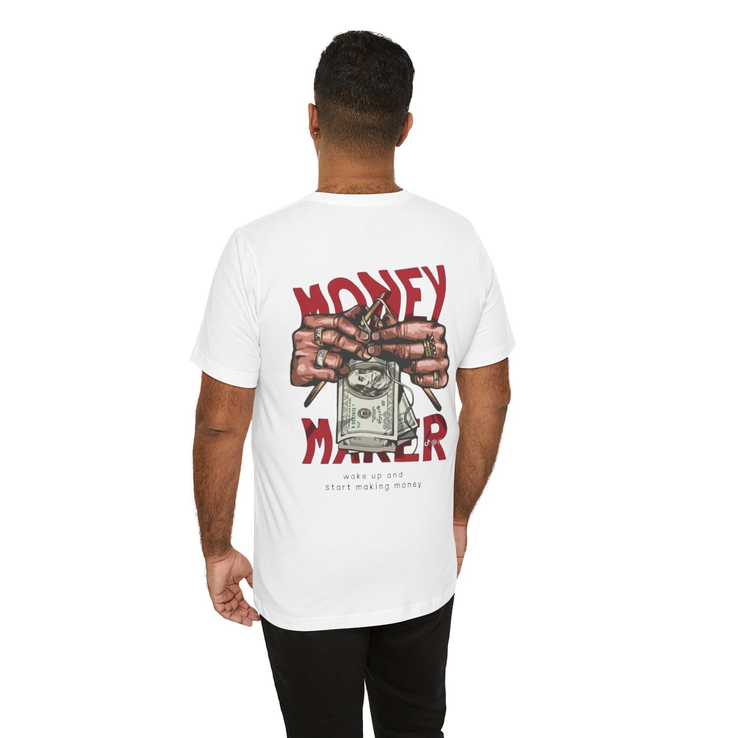 Money Maker Graphic Tee for Hustlers, Casual Streetwear, Unique Gift for Entrepreneurs, Motivational T-Shirt, Everyday Wear