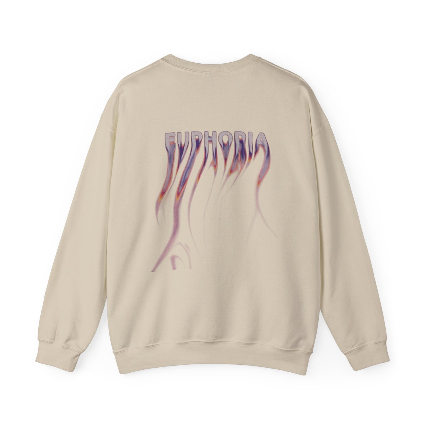 Euphoric Statement Crewneck Sweatshirt - Cozy Unisex Fashion, Gift for Friends, Casual Wear, Trendy Style, Relaxed Vibes
