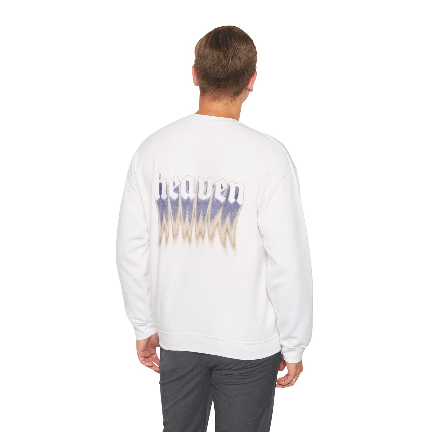 Heavenly Vibes Crewneck Sweatshirt, Cozy Sweatshirt, Chill Style Apparel, Casual Wear, Gifts for Her