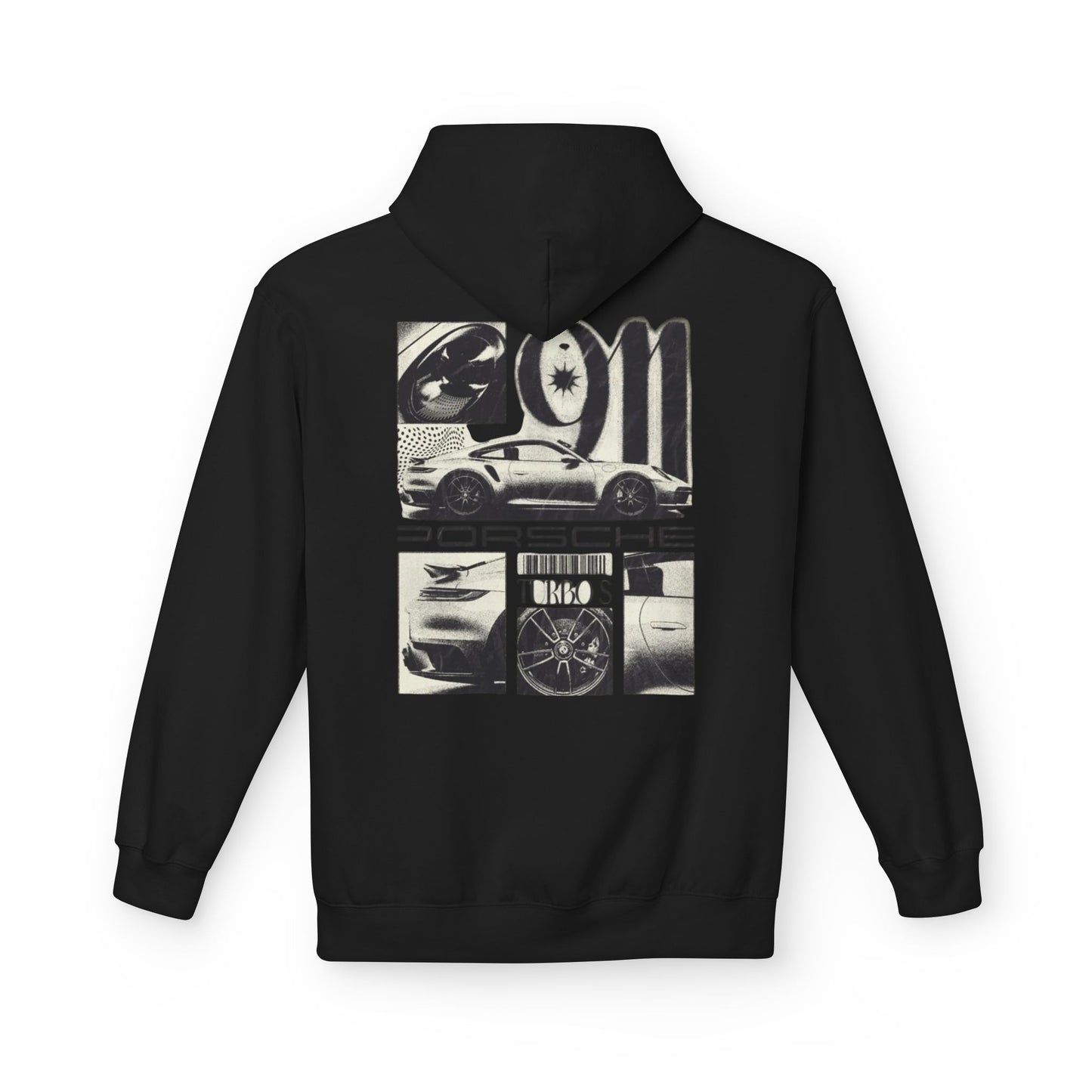 Porsche Fleece Hoodie, Unisex Midweight Hoodie, Sportswear Gift, Car Enthusiast Apparel, Automotive Lover Wear, Unique Vintage Style