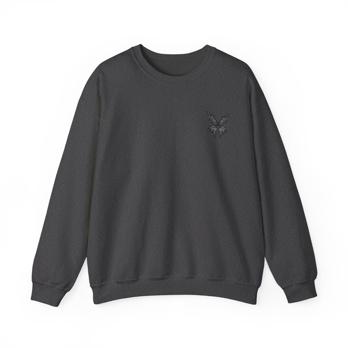 Chic Butterfly Graphic Sweatshirt | Unisex Casual Crewneck | Fall Fashion | Gift for Him or Her | Cozy Layer for Any Occasion