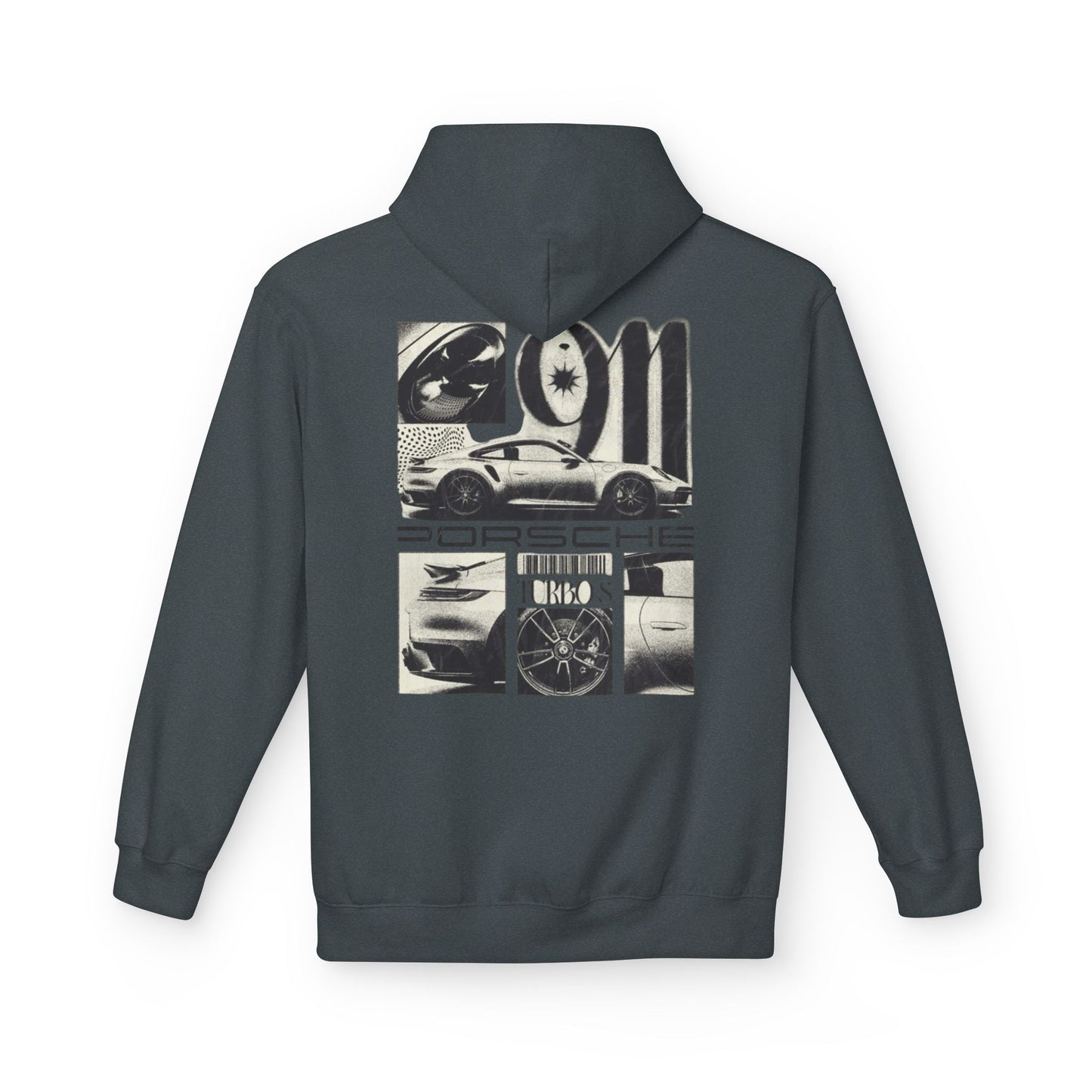 Porsche Fleece Hoodie, Unisex Midweight Hoodie, Sportswear Gift, Car Enthusiast Apparel, Automotive Lover Wear, Unique Vintage Style