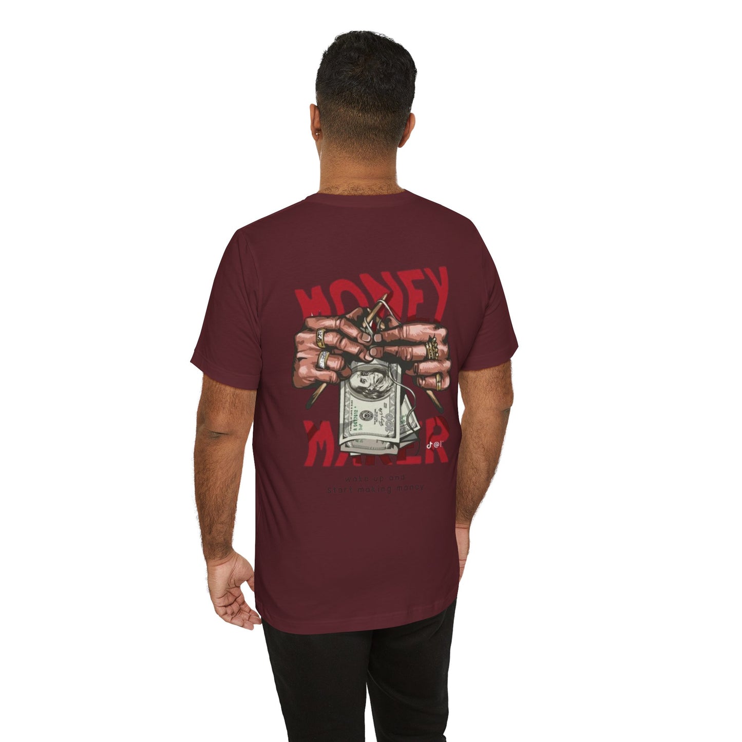Money Maker Graphic Tee for Hustlers, Casual Streetwear, Unique Gift for Entrepreneurs, Motivational T-Shirt, Everyday Wear