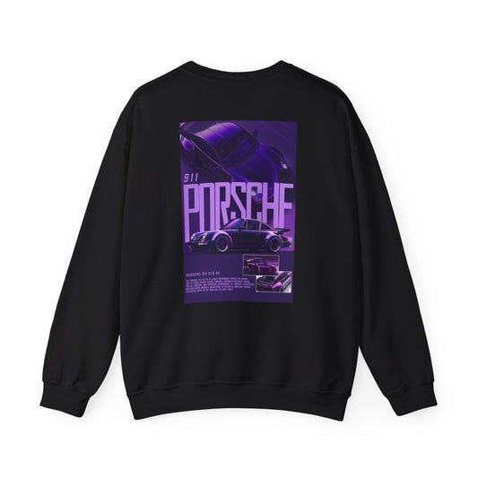 Retro Porsche Unisex Sweatshirt - Car Enthusiast Gift, Vintage Style Crewneck, Cozy Fall Apparel, Streetwear Style