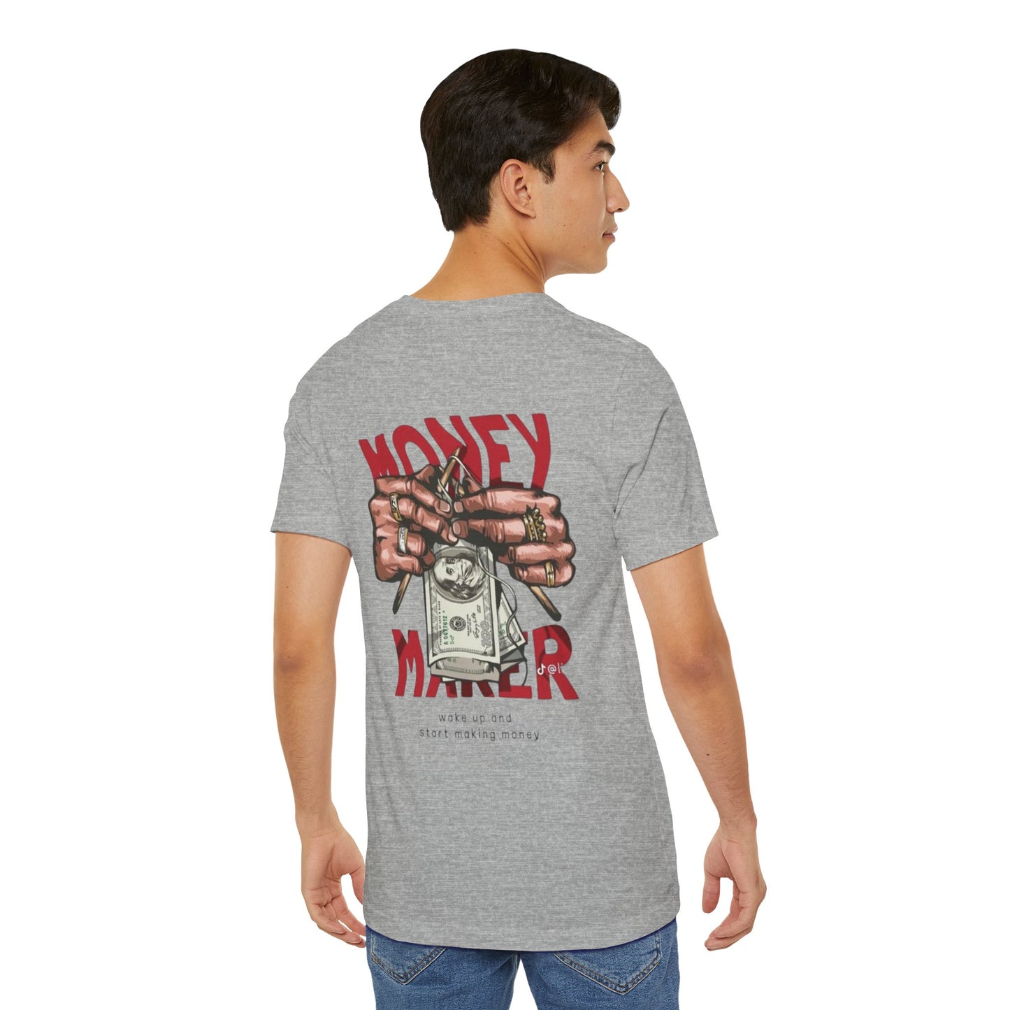 Money Maker Graphic Tee for Hustlers, Casual Streetwear, Unique Gift for Entrepreneurs, Motivational T-Shirt, Everyday Wear