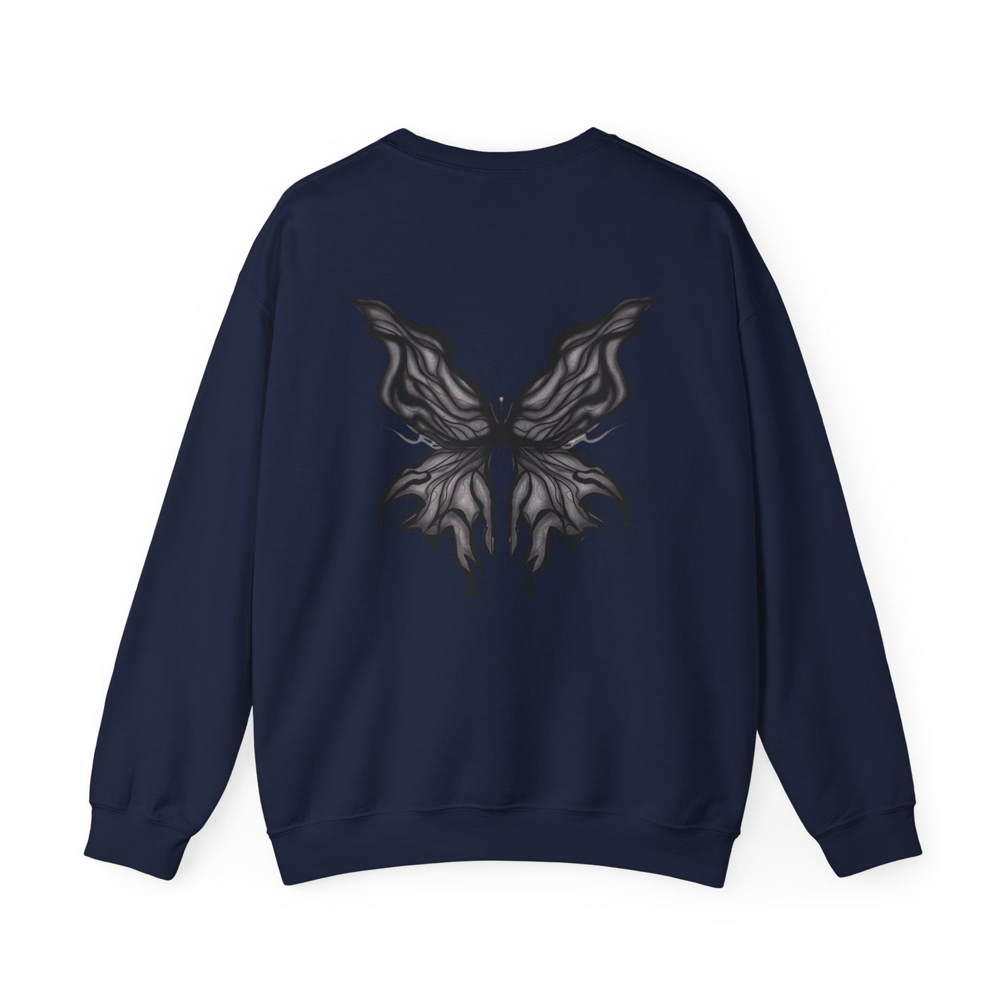 Chic Butterfly Graphic Sweatshirt | Unisex Casual Crewneck | Fall Fashion | Gift for Him or Her | Cozy Layer for Any Occasion