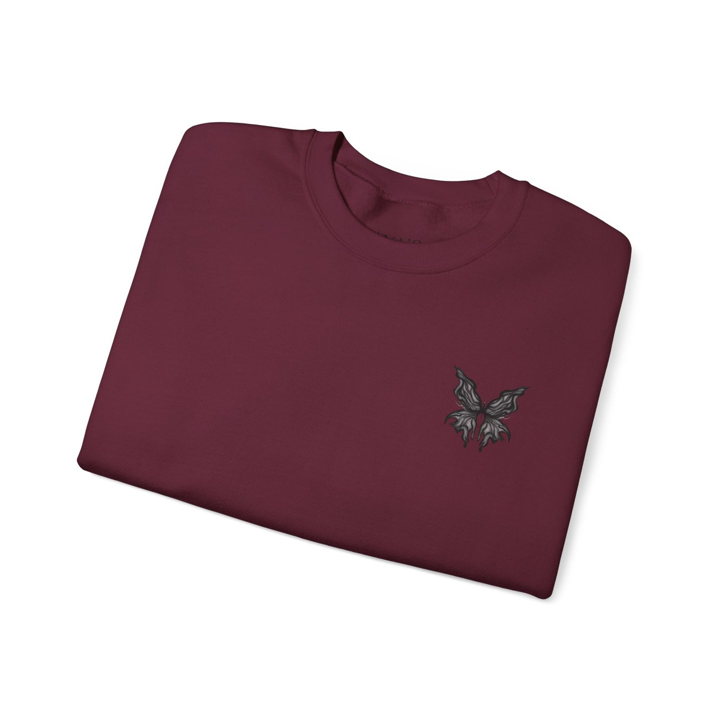 Chic Butterfly Graphic Sweatshirt | Unisex Casual Crewneck | Fall Fashion | Gift for Him or Her | Cozy Layer for Any Occasion
