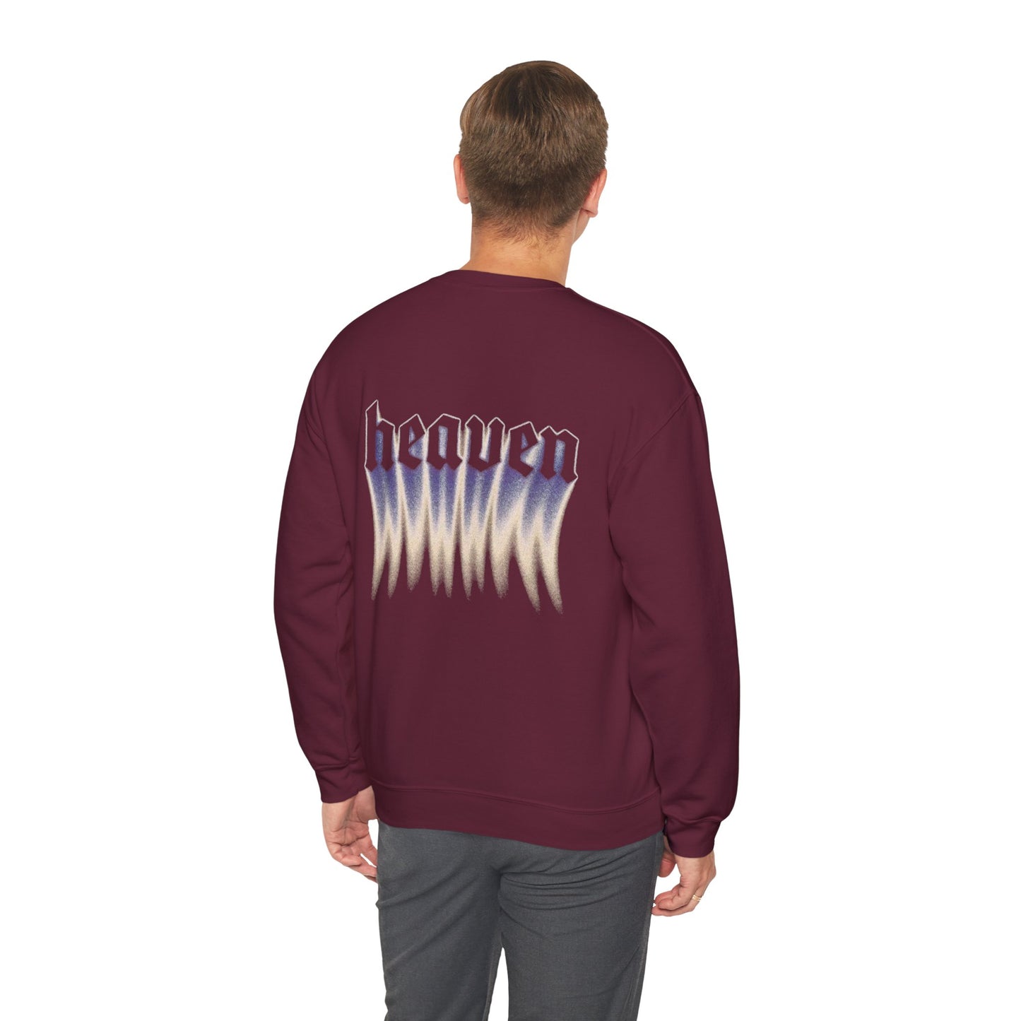 Heavenly Vibes Crewneck Sweatshirt, Cozy Sweatshirt, Chill Style Apparel, Casual Wear, Gifts for Her