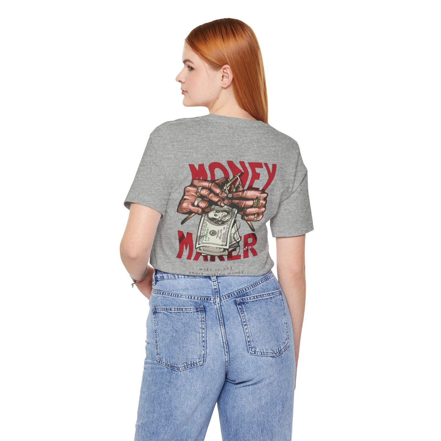 Money Maker Graphic Tee for Hustlers, Casual Streetwear, Unique Gift for Entrepreneurs, Motivational T-Shirt, Everyday Wear